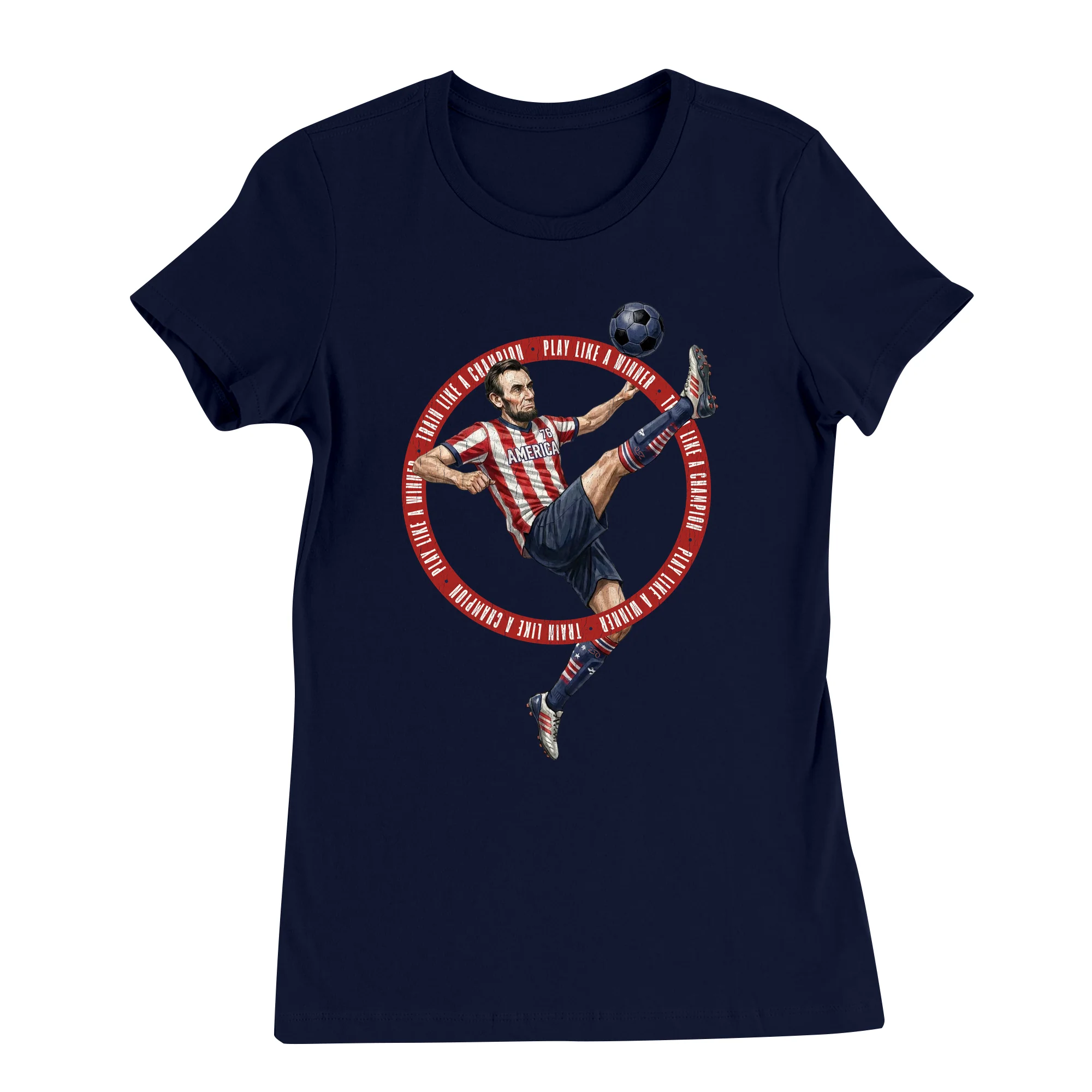 America250 Lincoln Soccer Women's T-Shirt - Image 3