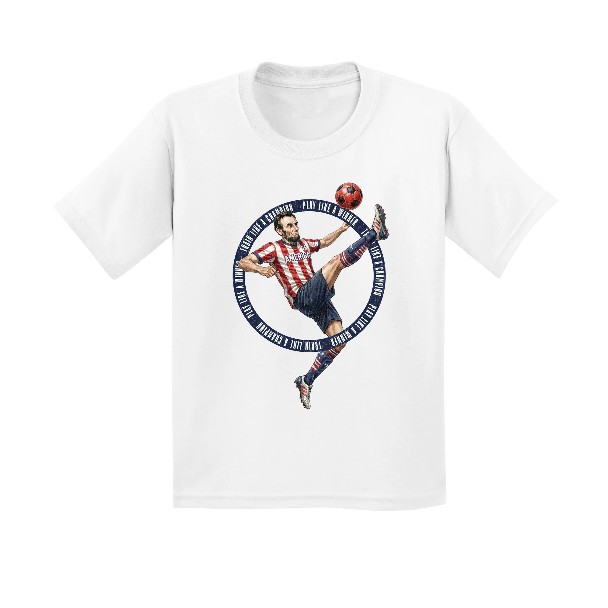 America250 Lincoln Soccer Youth T-Shirt - Image 3