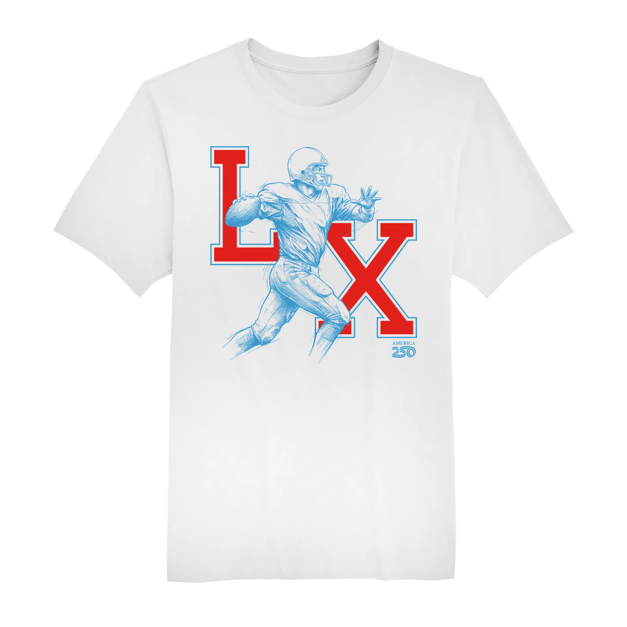 America250 LX Game Day Outline Men's T-Shirt - Image 2