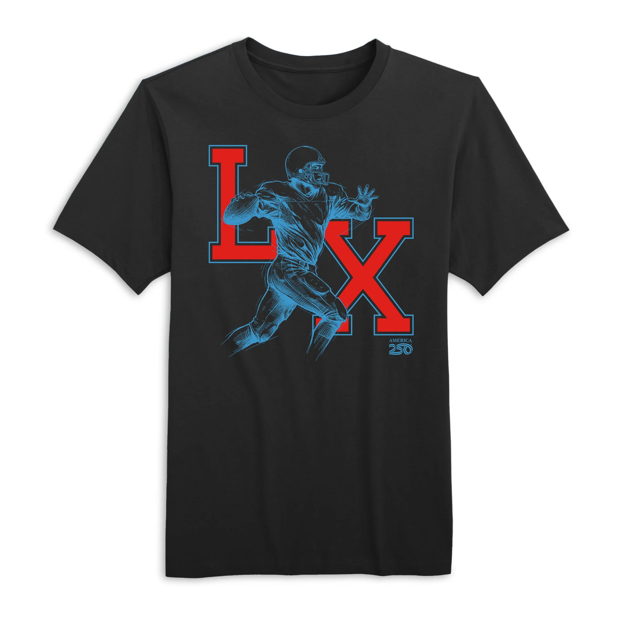 America250 LX Game Day Outline Men's T-Shirt - Image 3
