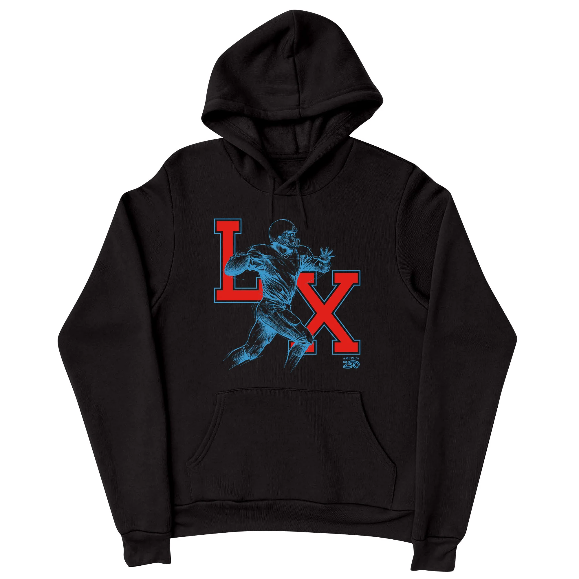 America250 LX Game Day Outline Unisex Hoodie