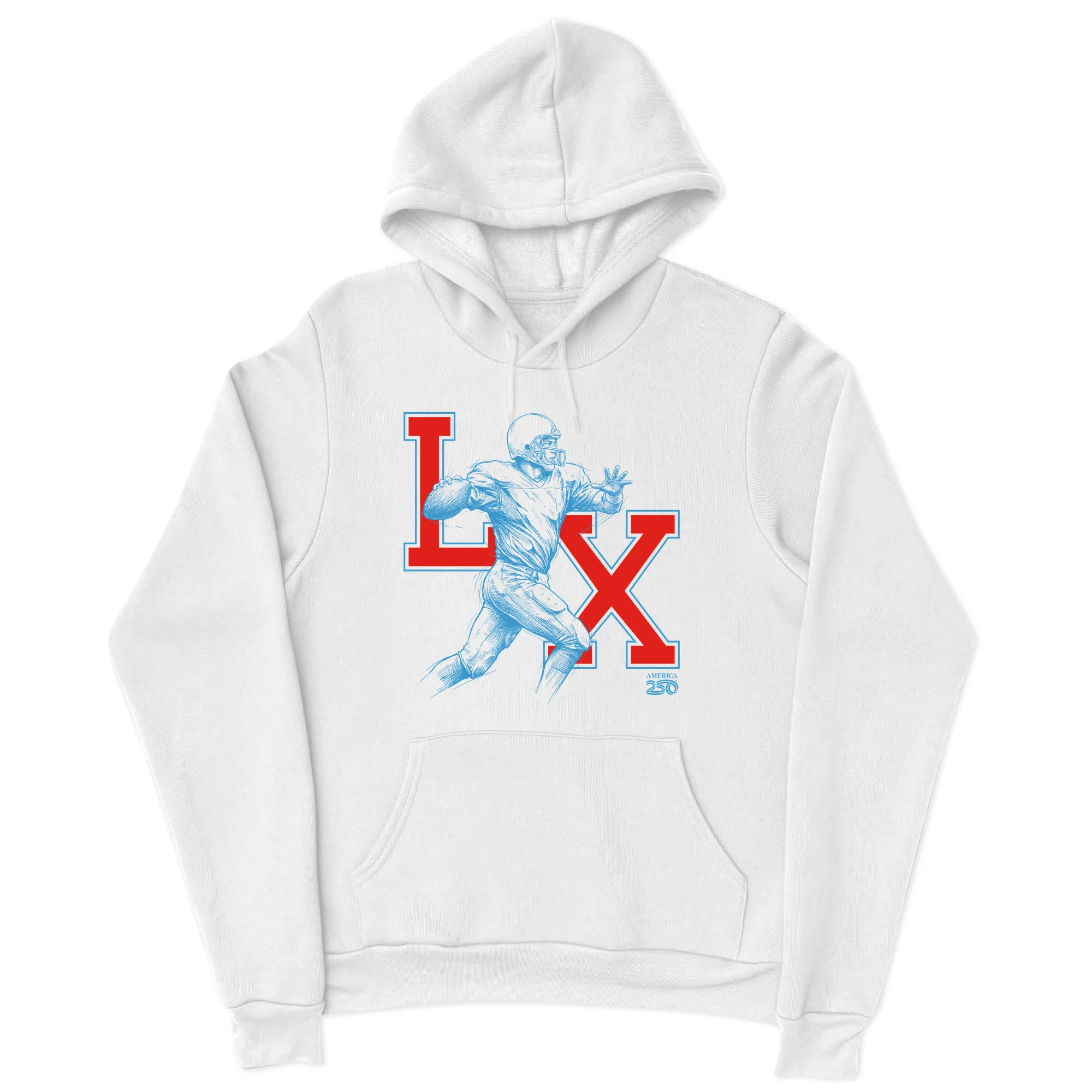 America250 LX Game Day Outline Unisex Hoodie - Image 2