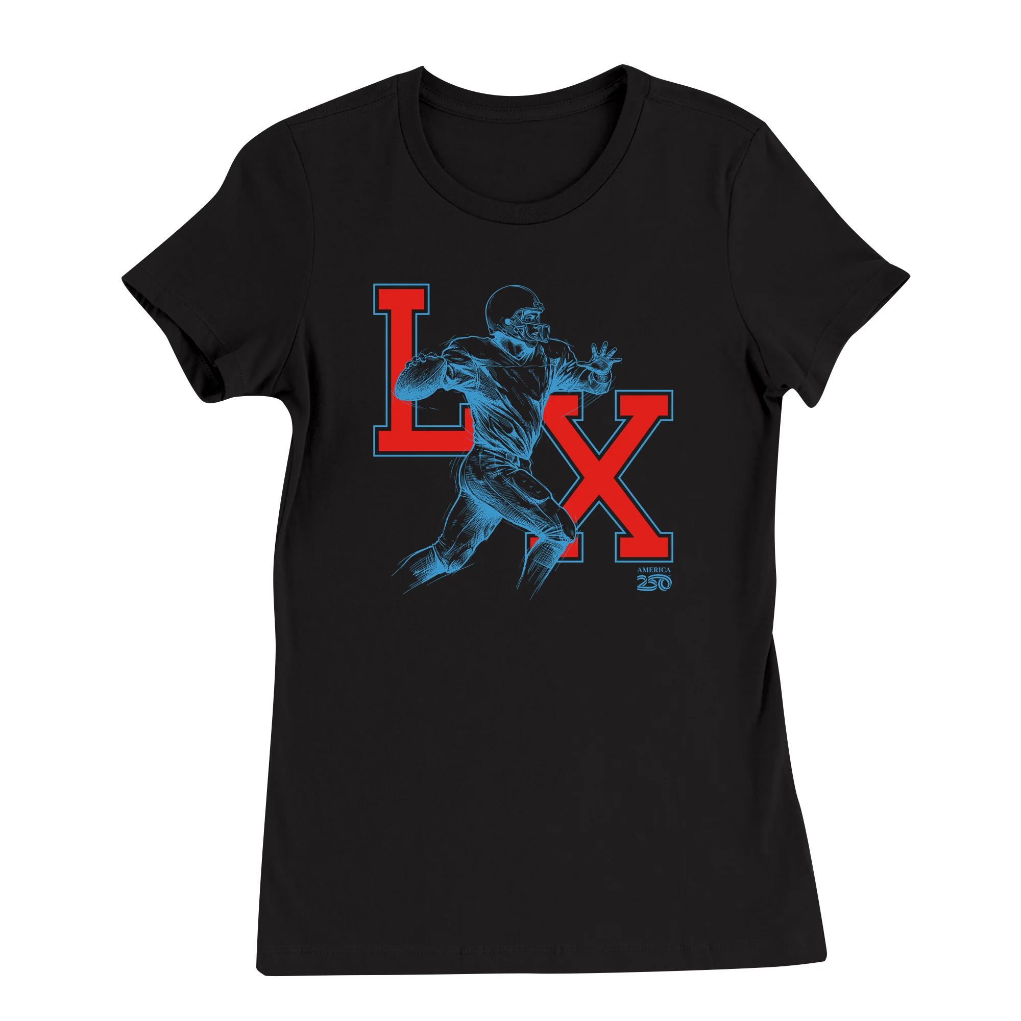 America250 LX Game Day Outline Women's T-Shirt