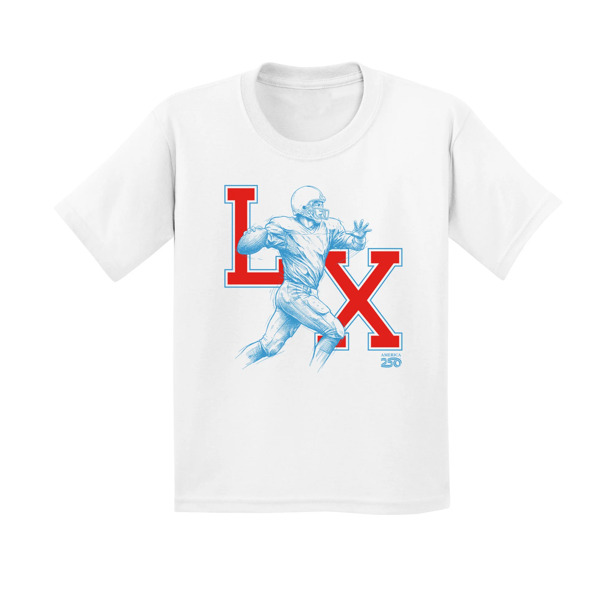 America250 LX Game Day Outline Youth T-Shirt