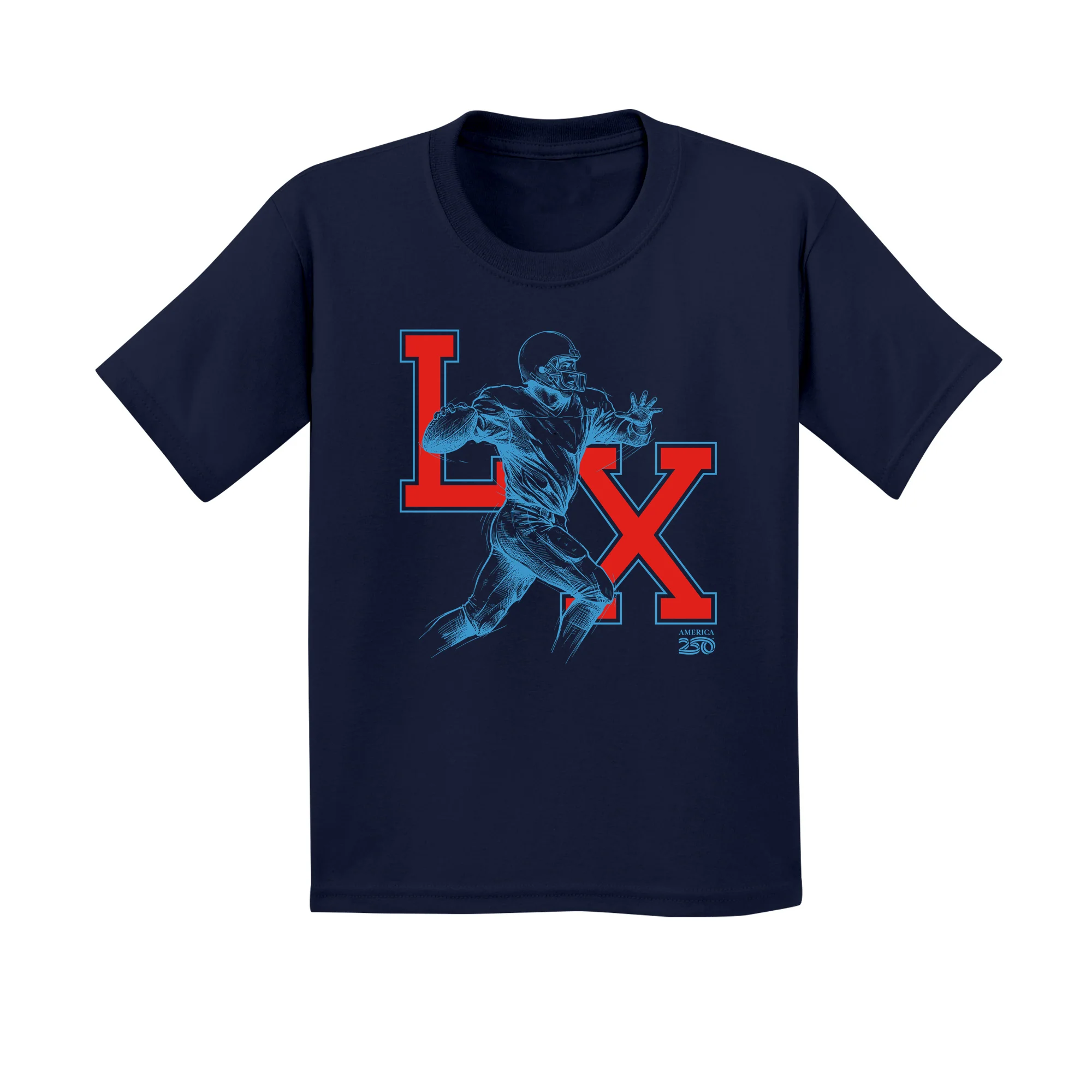 America250 LX Game Day Outline Youth T-Shirt - Image 2
