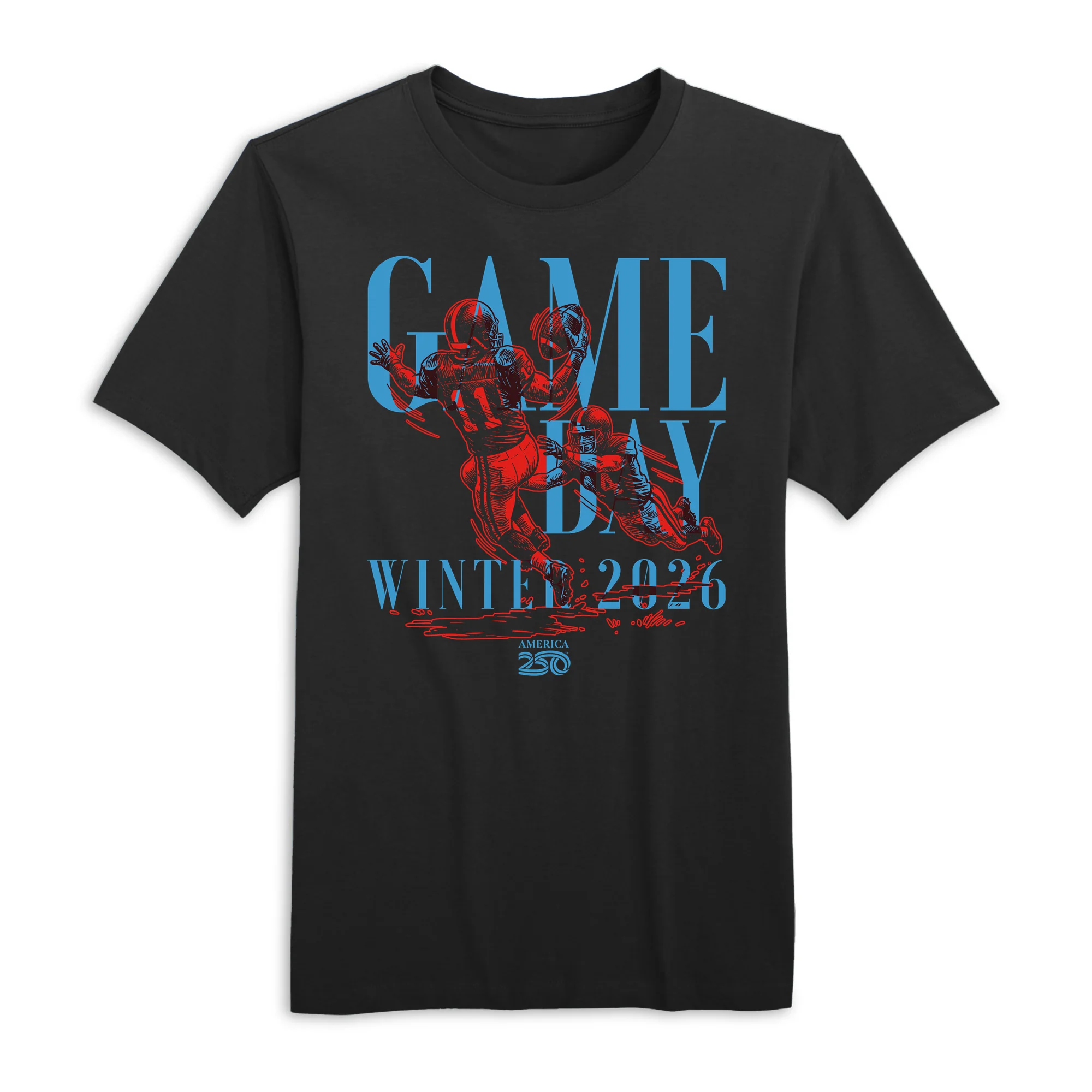 America250 Official Blue Game Day Men's T-Shirt