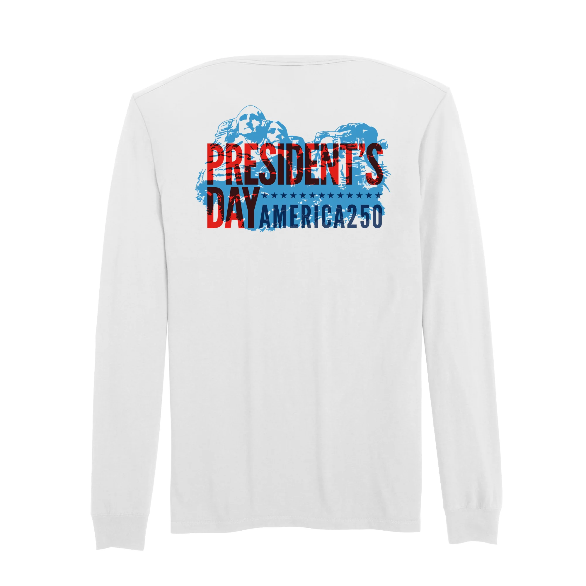 America250 Official Mt. Rushmore Men's Long Sleeve T-Shirt