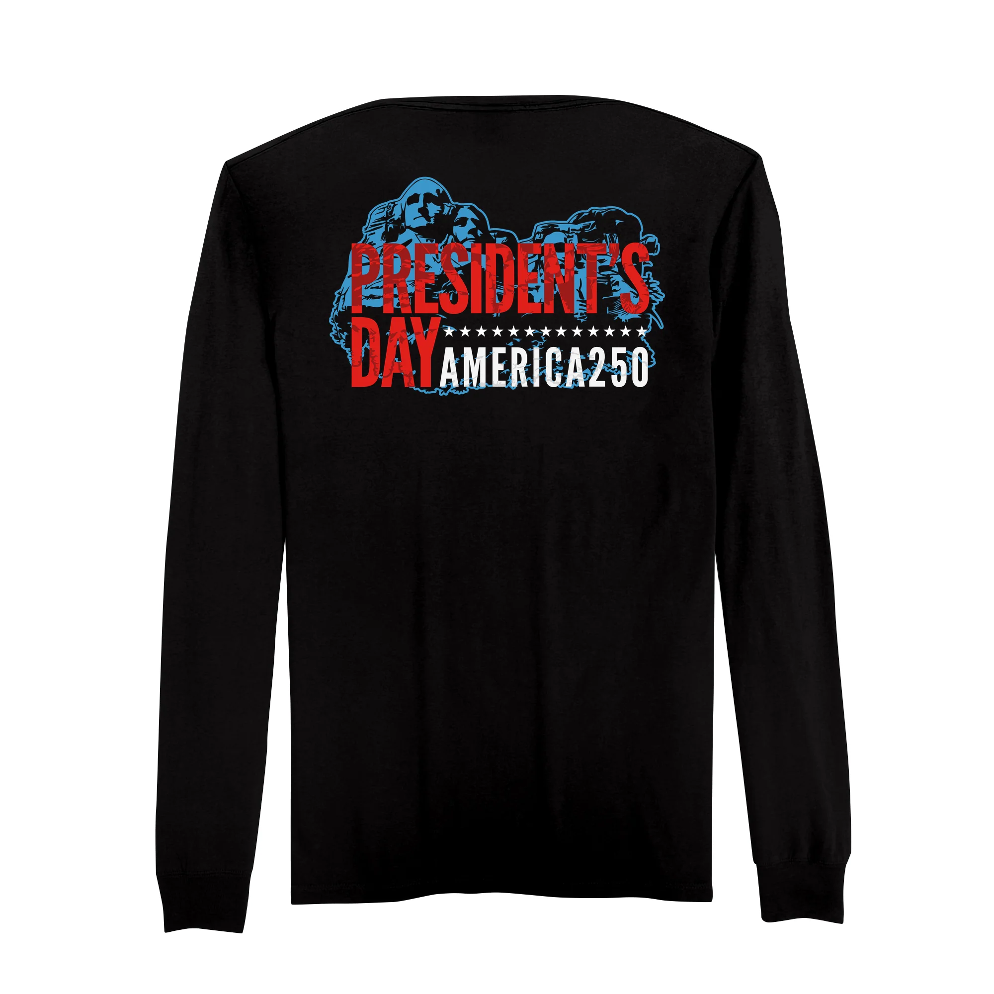 America250 Official Mt. Rushmore Men's Long Sleeve T-Shirt - Image 3