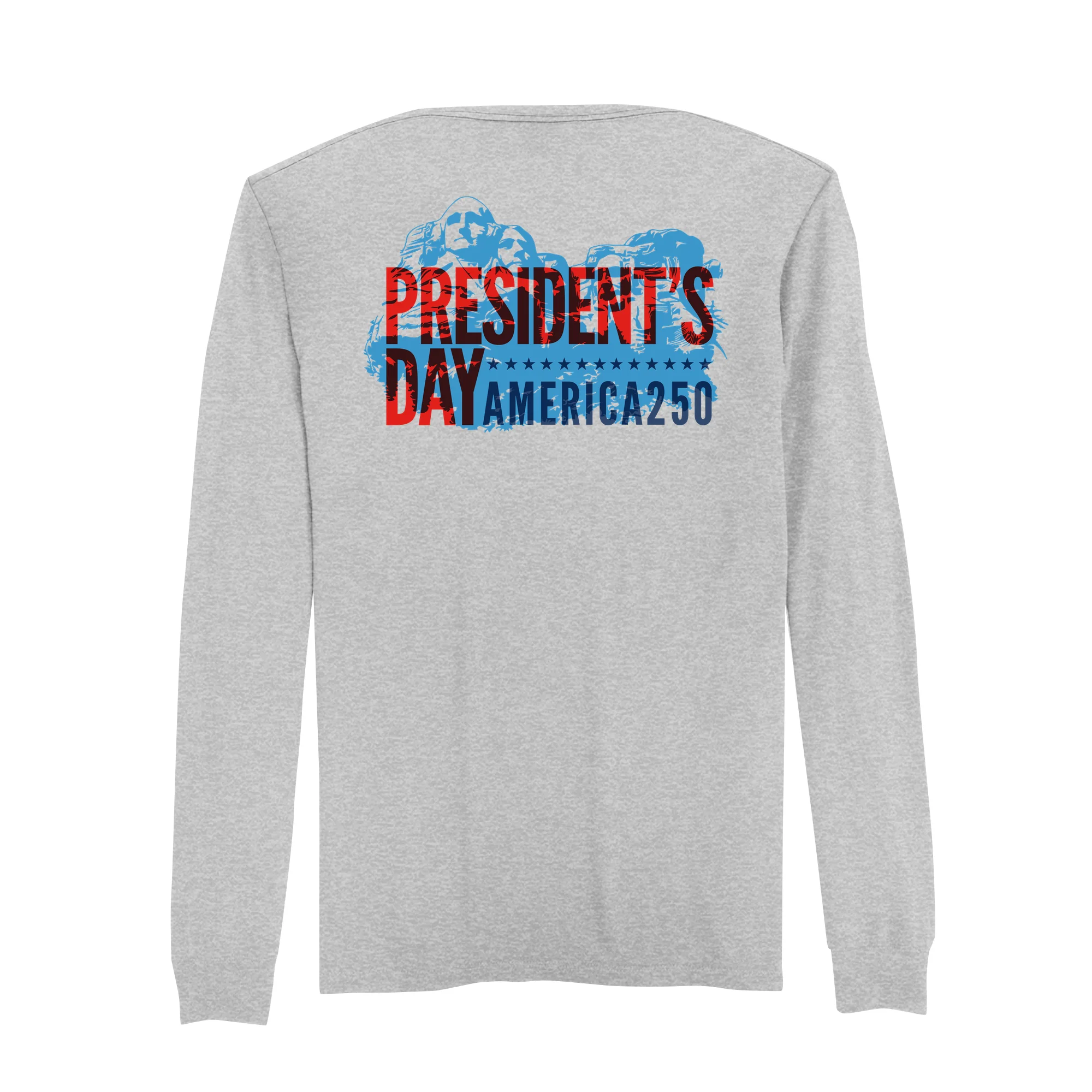 America250 Official Mt. Rushmore Men's Long Sleeve T-Shirt - Image 5