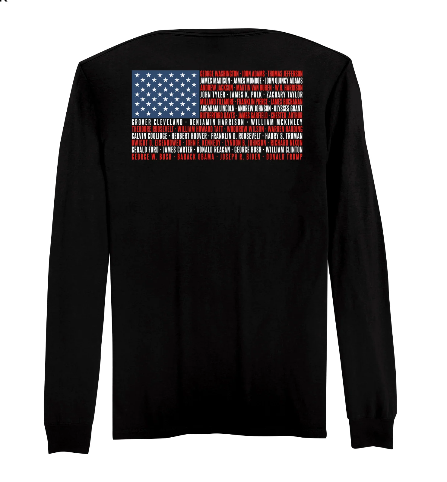 America250 Official President Flag Men's Long Sleeve T-Shirt
