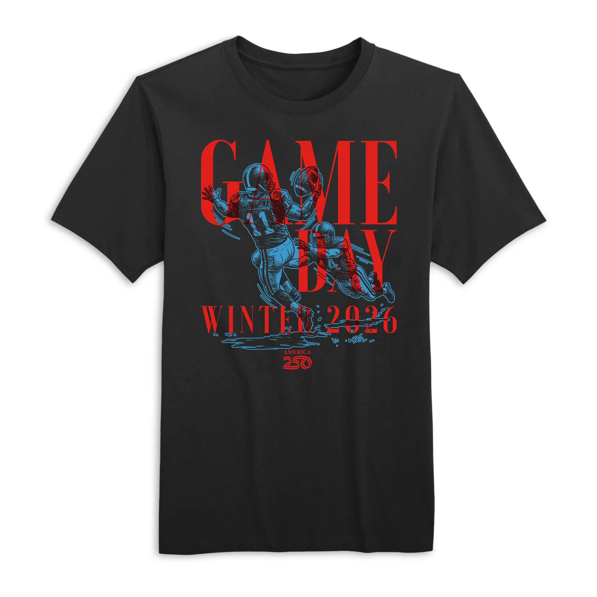America250 Official Red Game Day Men's T-Shirt