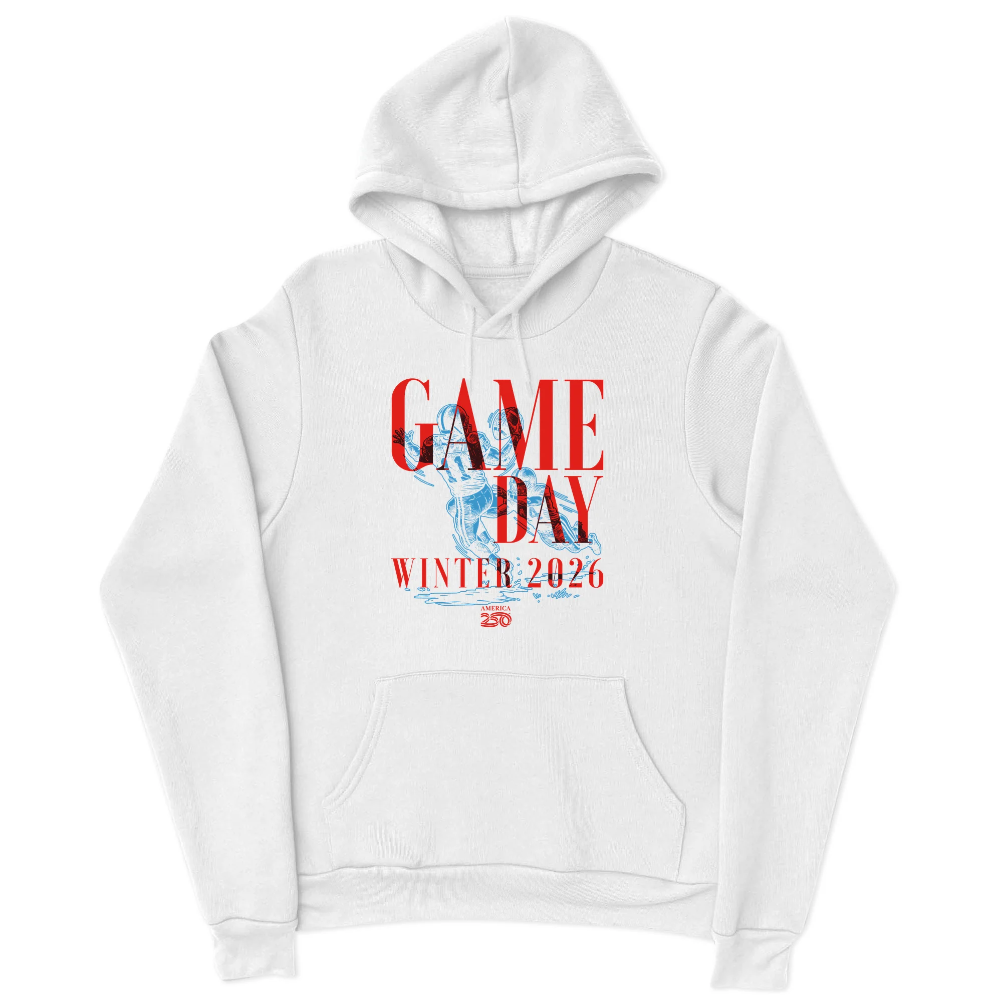 America250 Official Red Game Day Unisex Hoodie - Image 2