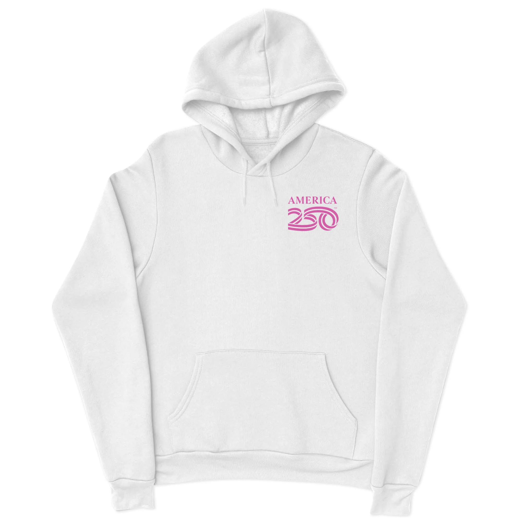 America250 Pink Flag Unisex Hoodie - Image 4