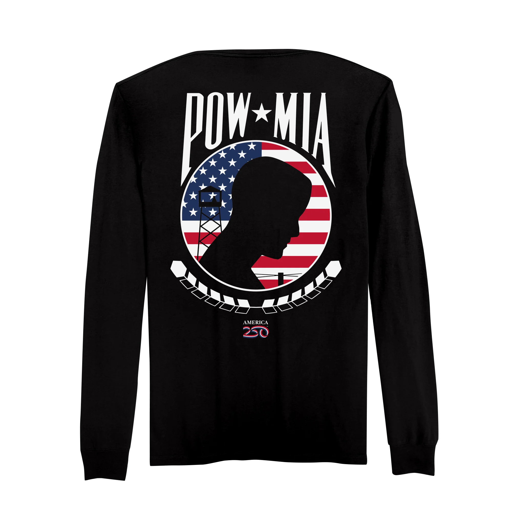 America250 POW/MIA Men's Long Sleeve T-Shirt - Image 3
