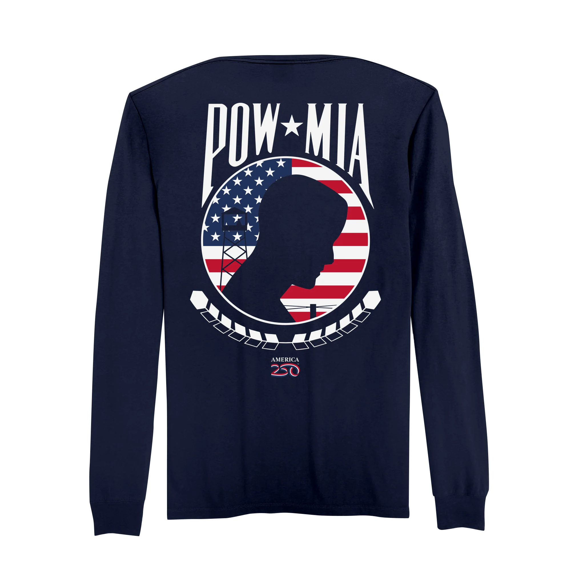 America250 POW/MIA Men's Long Sleeve T-Shirt - Image 5