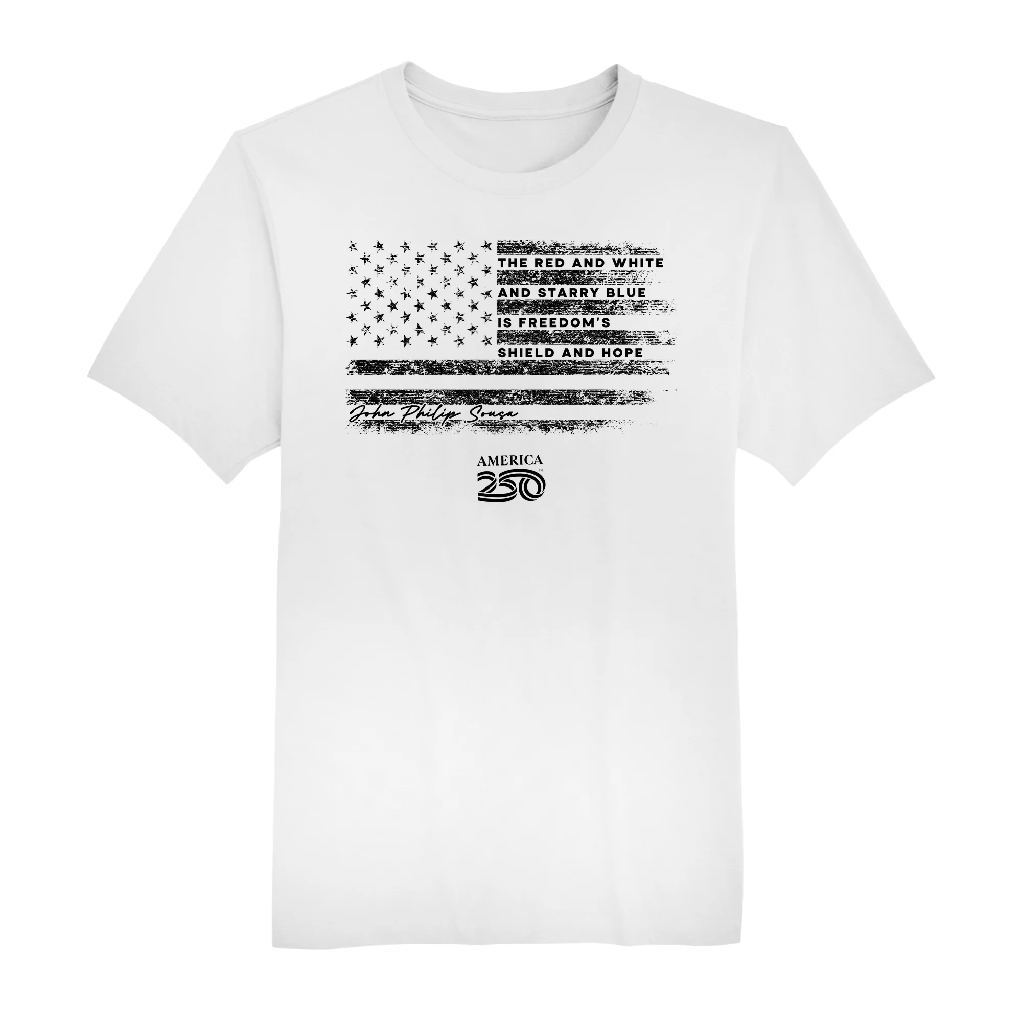 America250 Red White and Blue Men's T-Shirt - Image 3