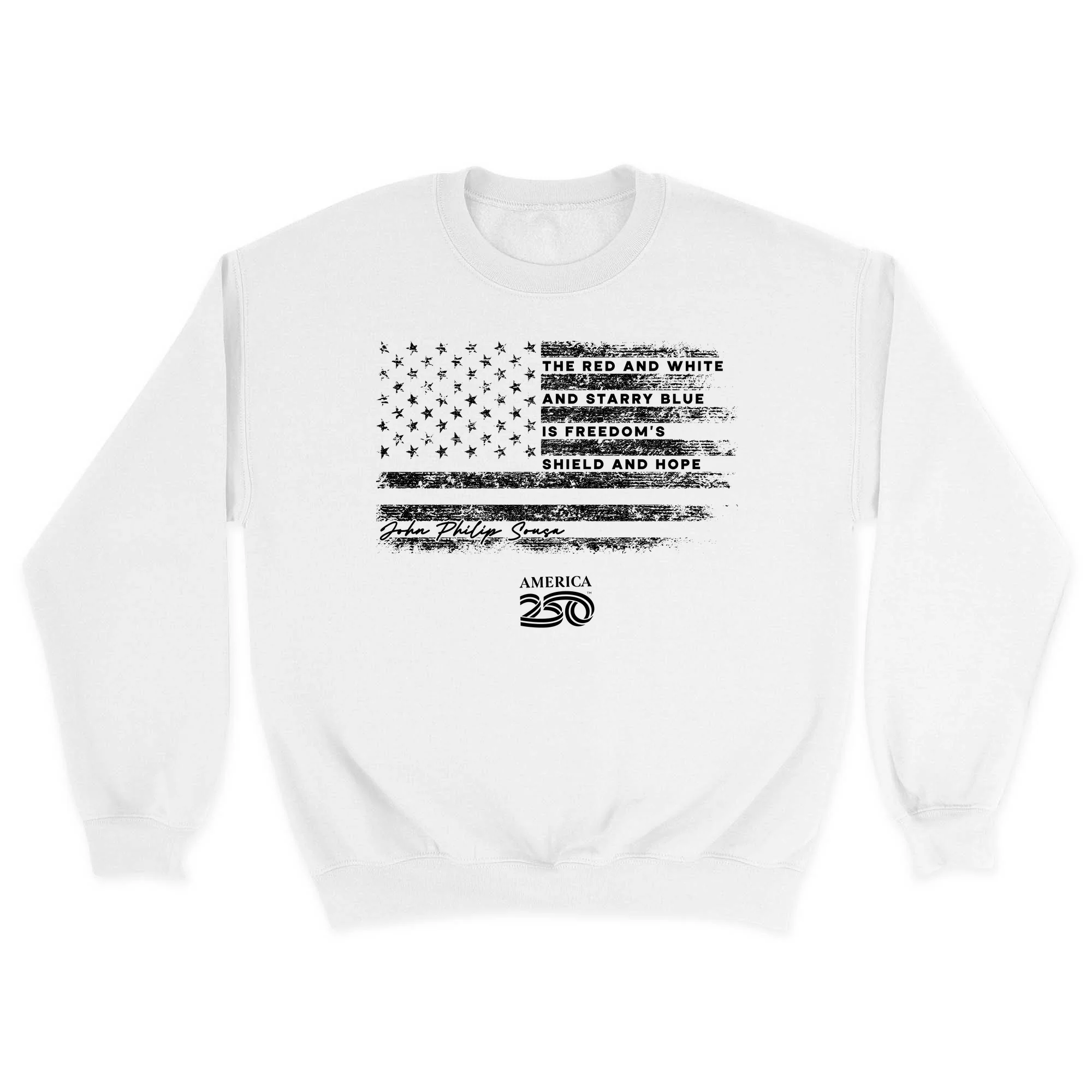 America250 Red White and Blue Unisex Crewneck Sweatshirt - Image 4