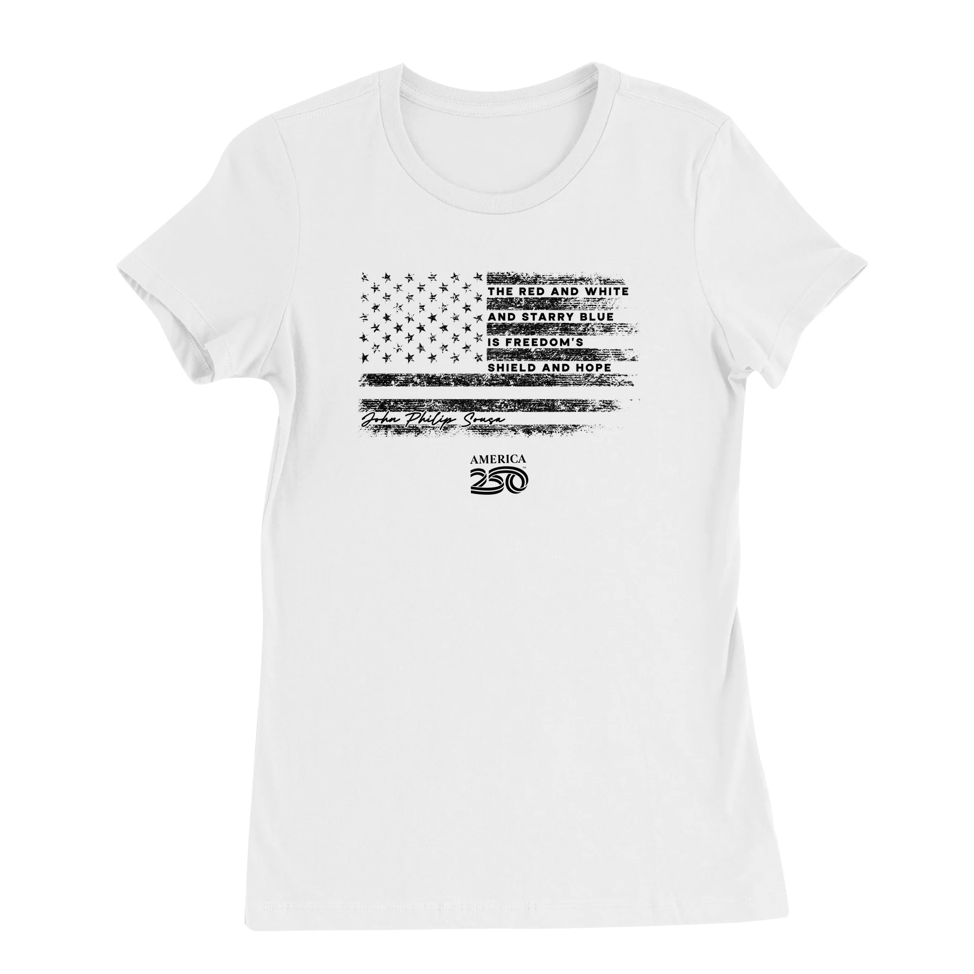 America250 Red White and Blue Women's T-Shirt - Image 3