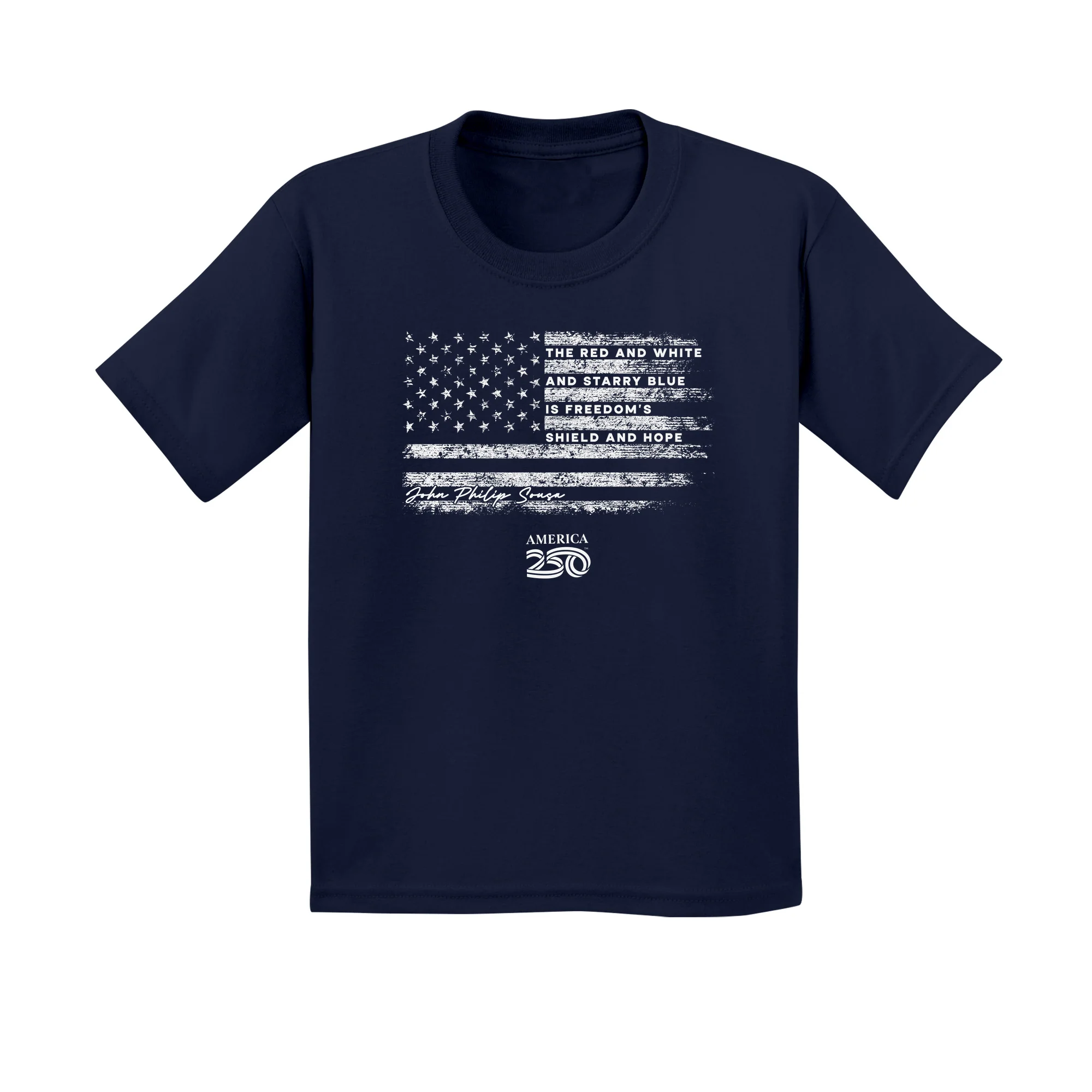 America250 Red White and Blue Youth T-Shirt