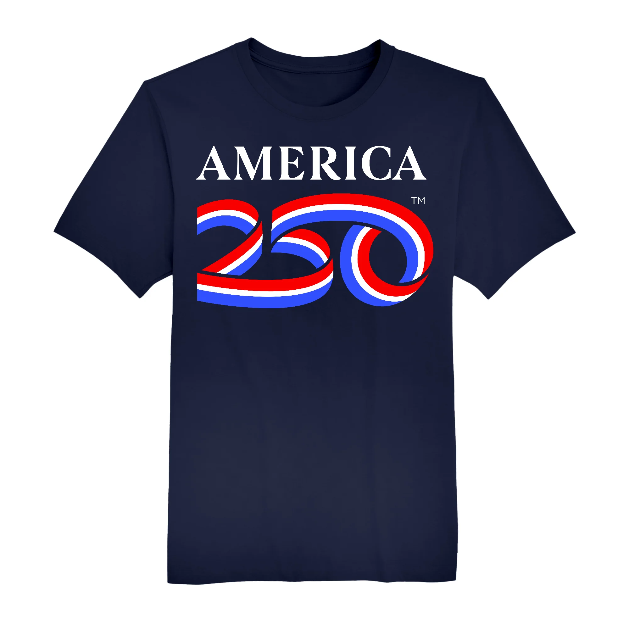America250 Red White & Blue Men's T-Shirt - Image 4
