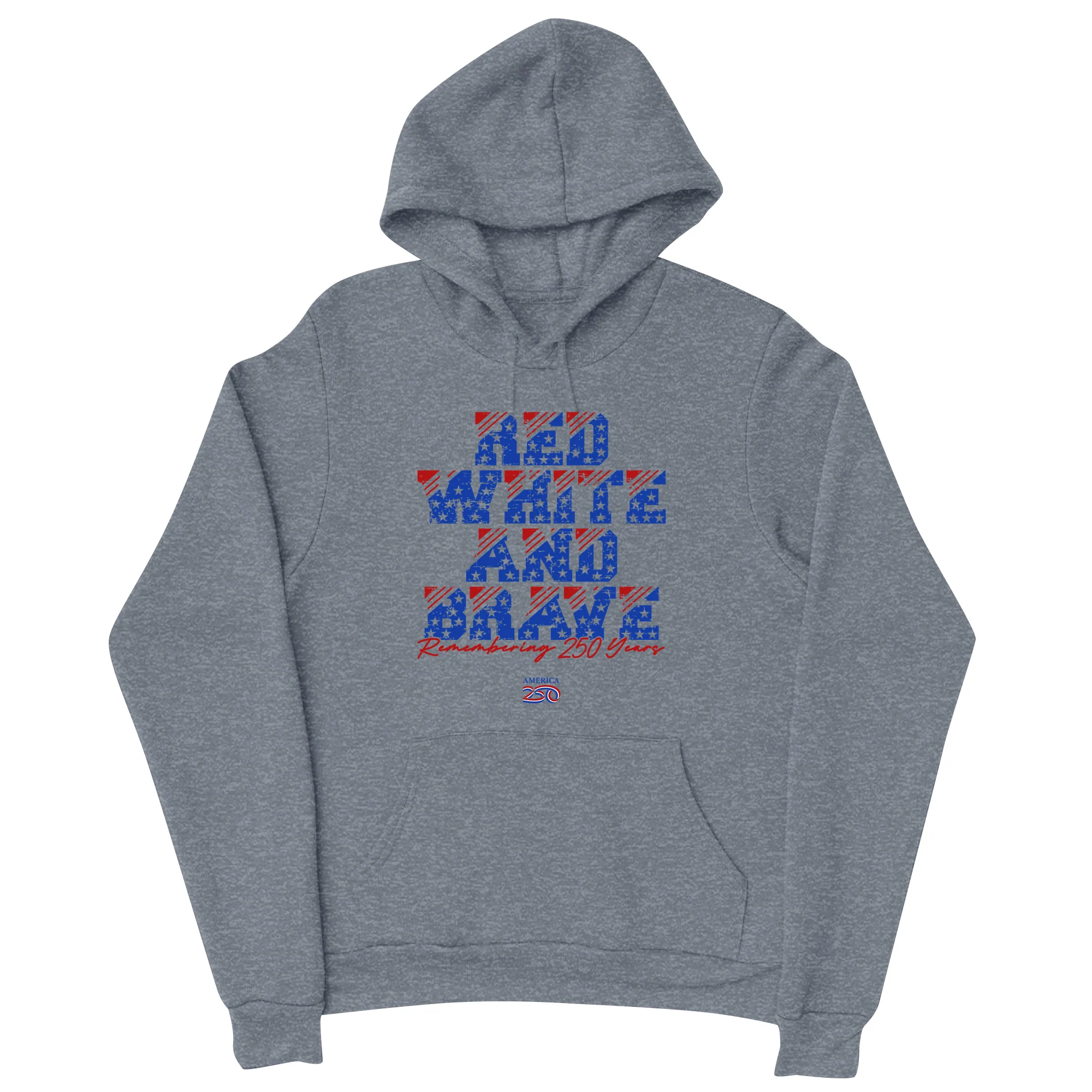 America250 Red, White & Brave Unisex Hoodie