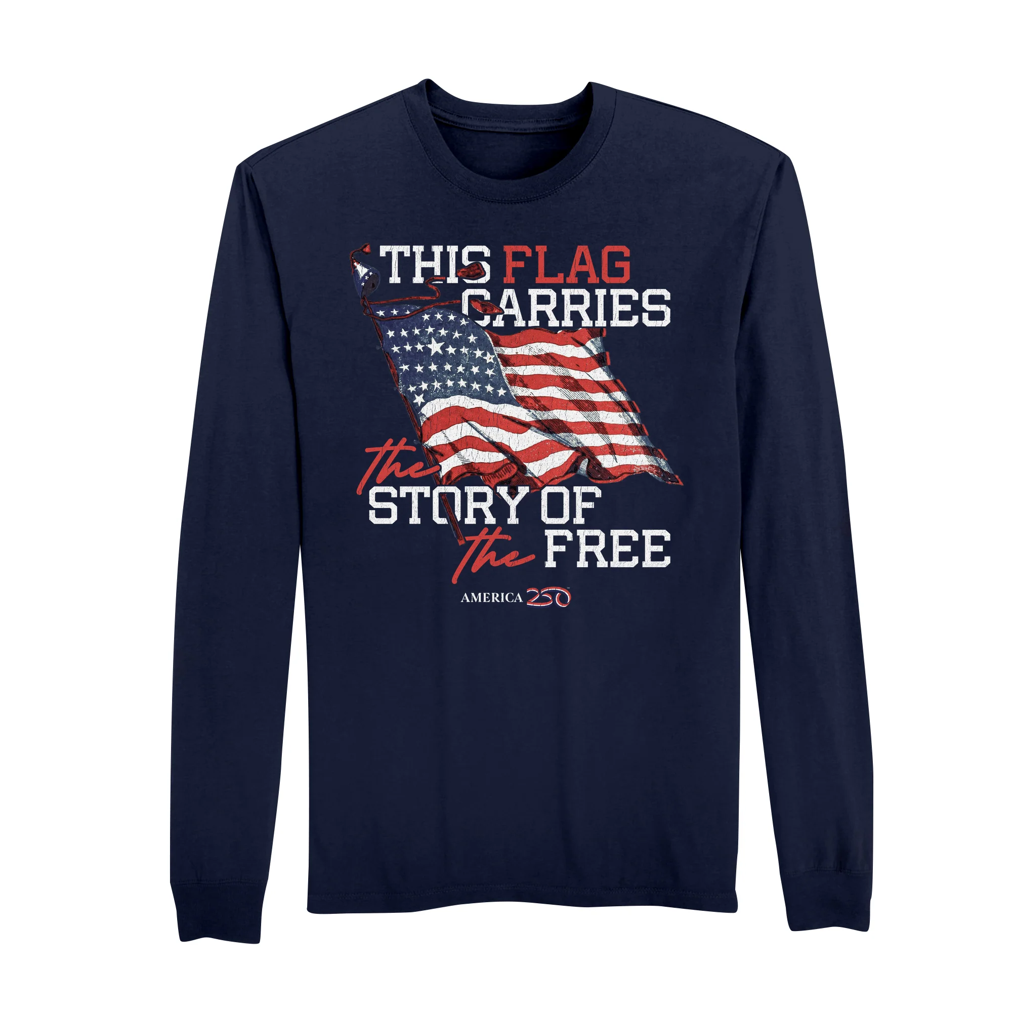 America250 Story of the Free Men's Long Sleeve T-Shirt