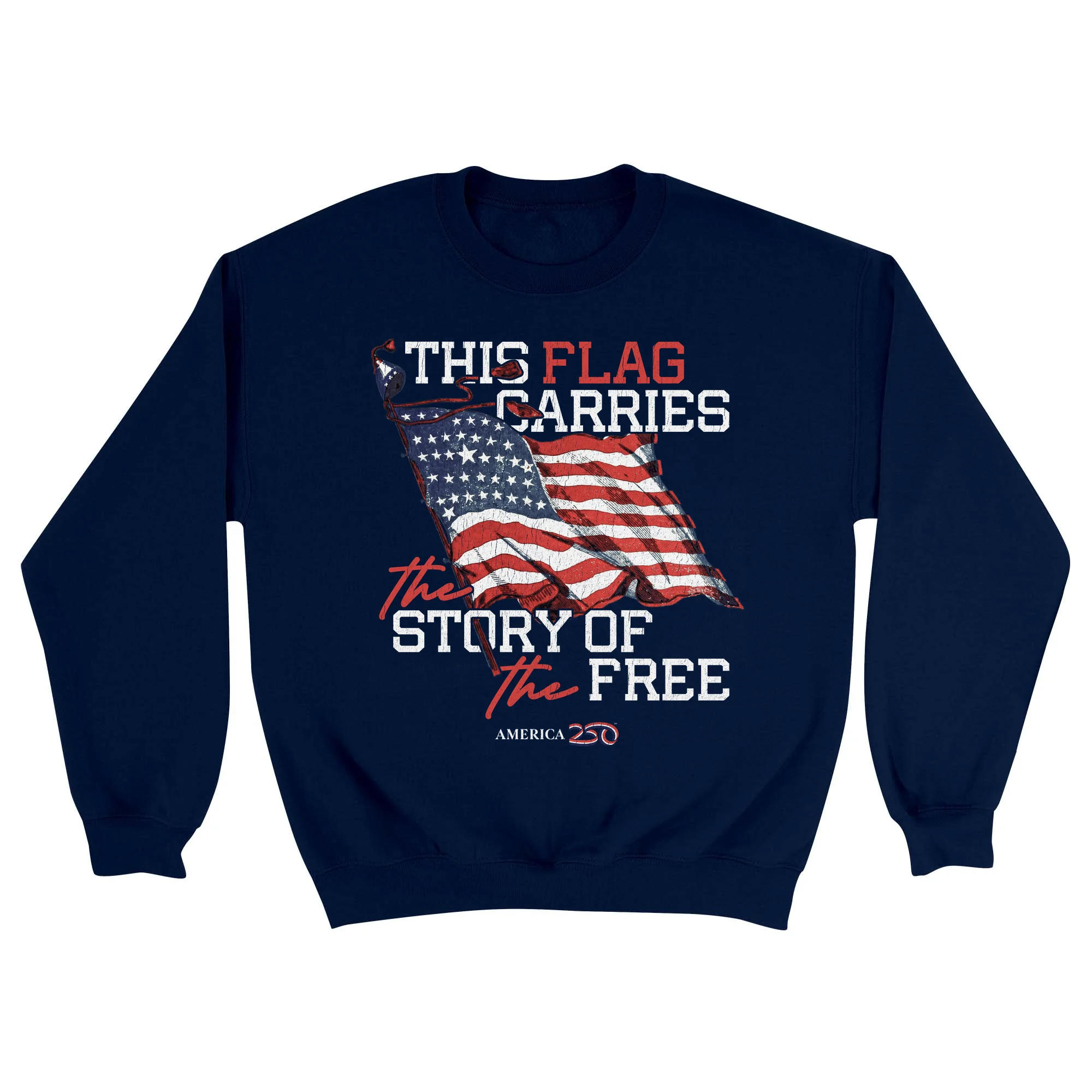 America250 Story of the Free Unisex Crewneck Sweatshirt