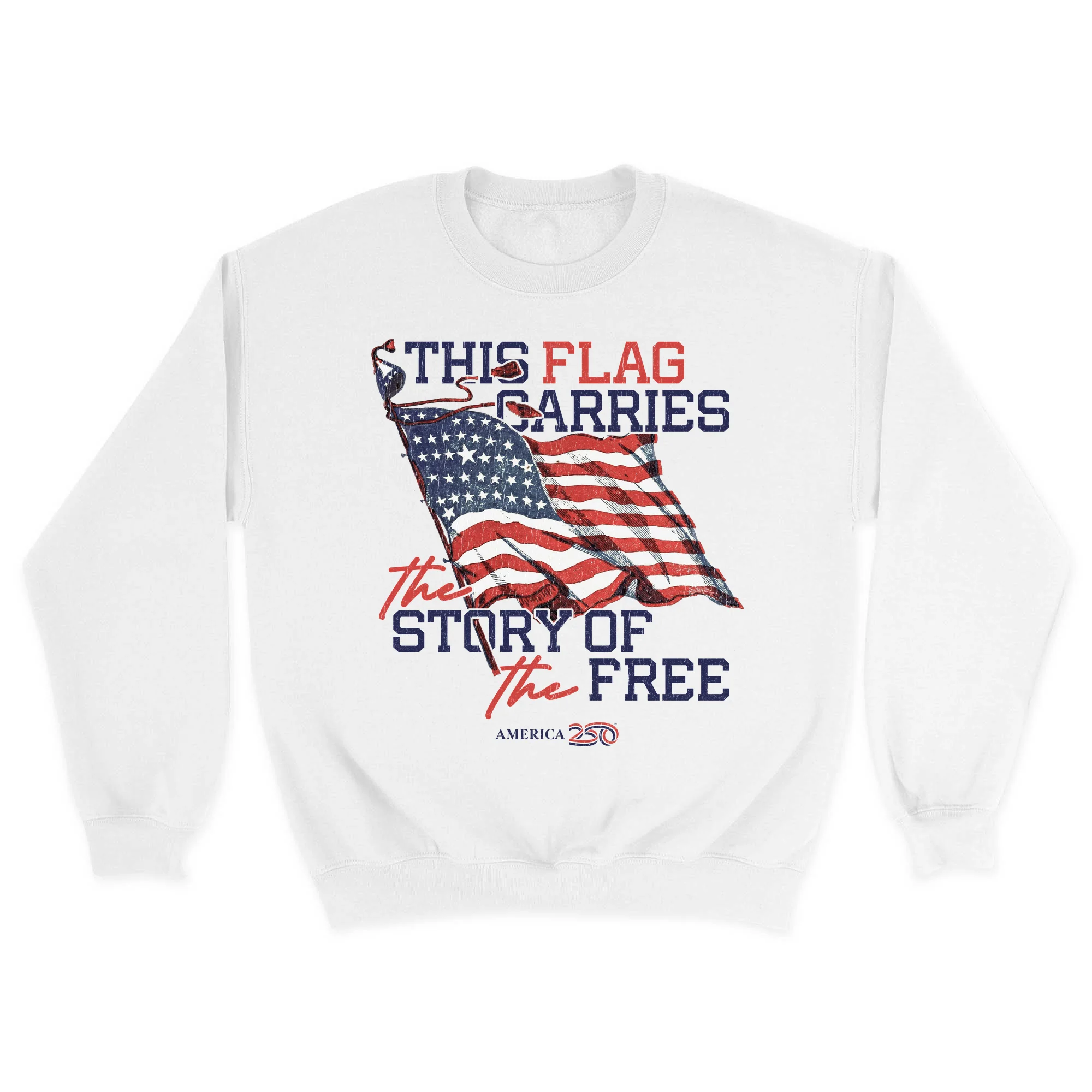 America250 Story of the Free Unisex Crewneck Sweatshirt - Image 2