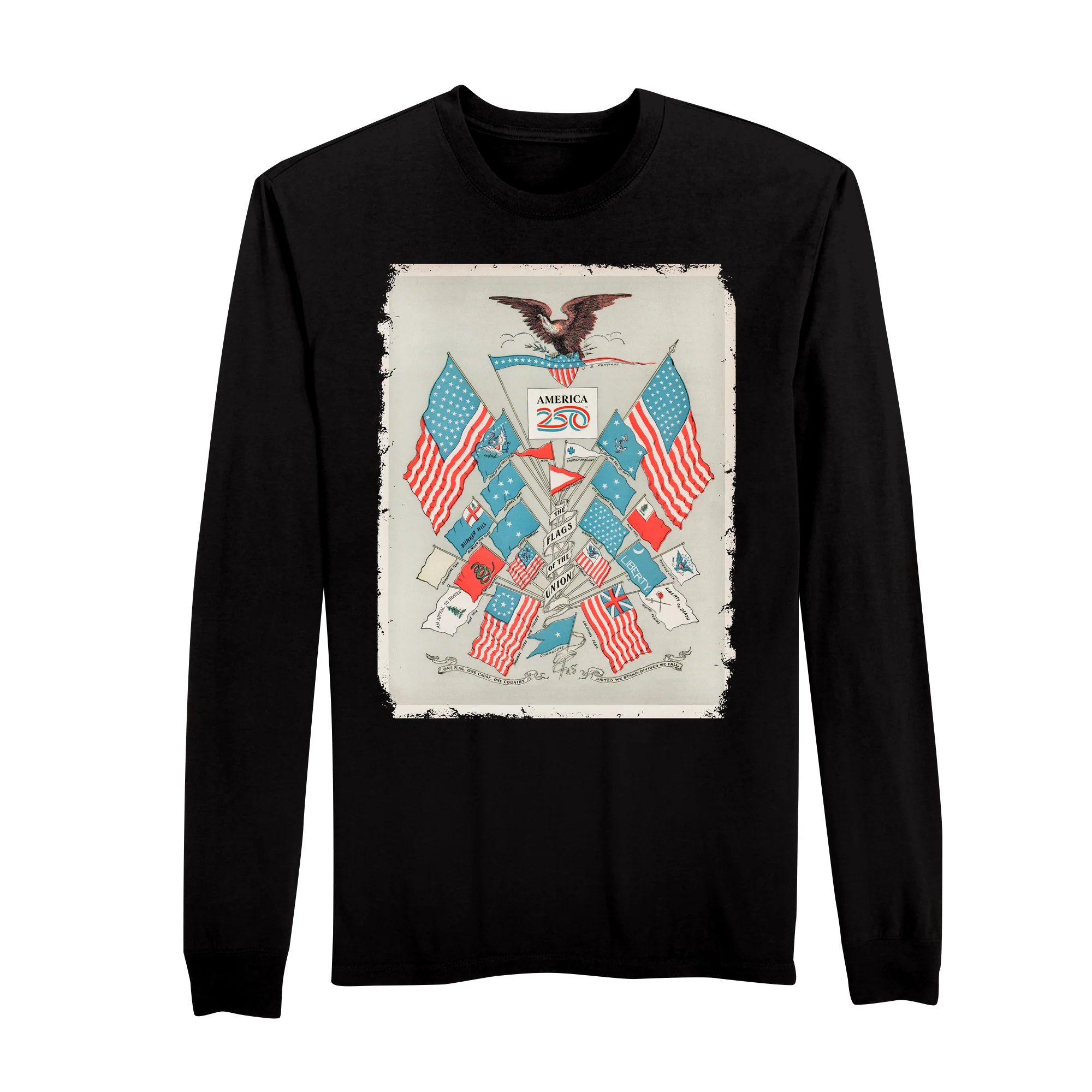 America250 Union Flag History Men's Long Sleeve T-Shirt