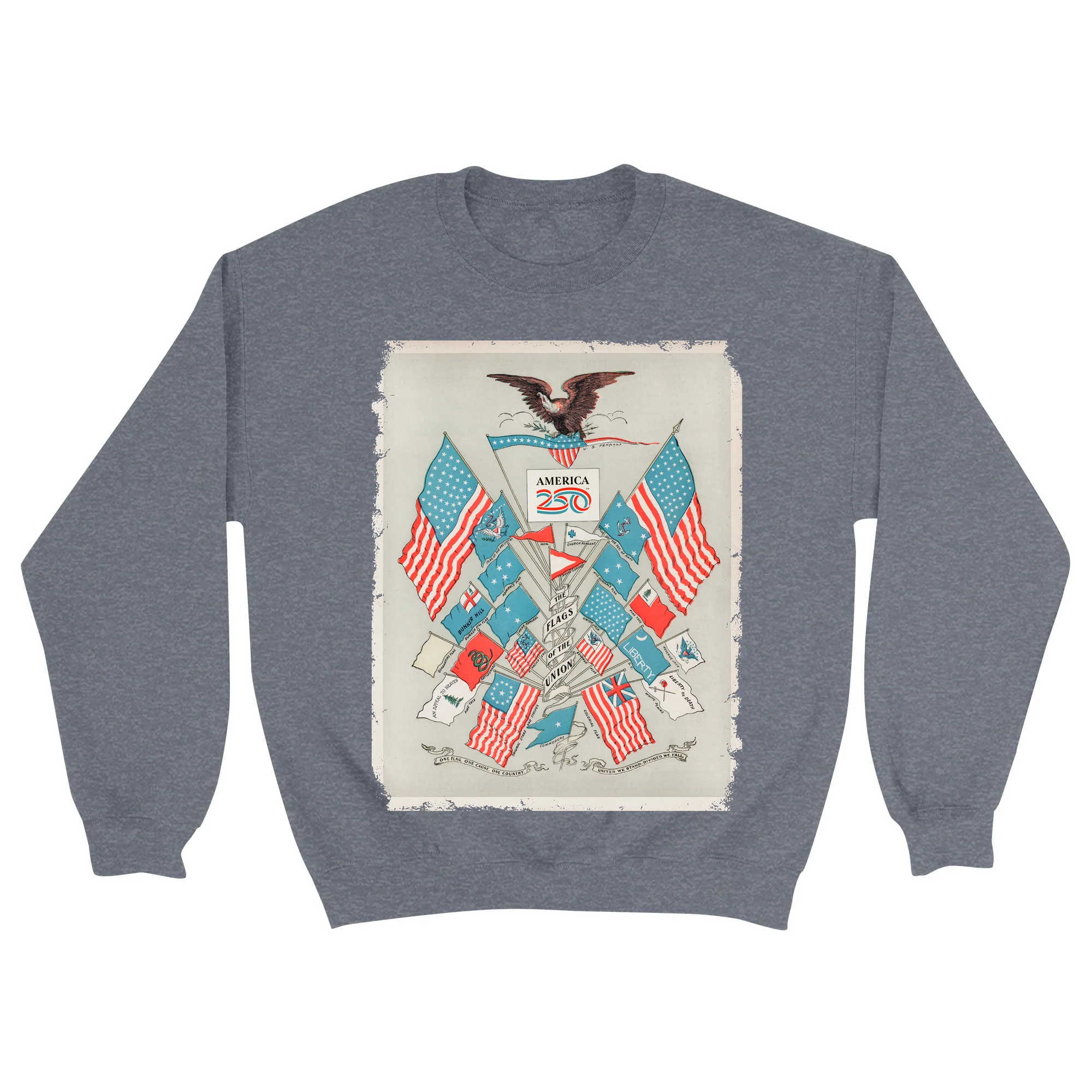 America250 Union Flag History Unisex Crewneck Sweatshirt