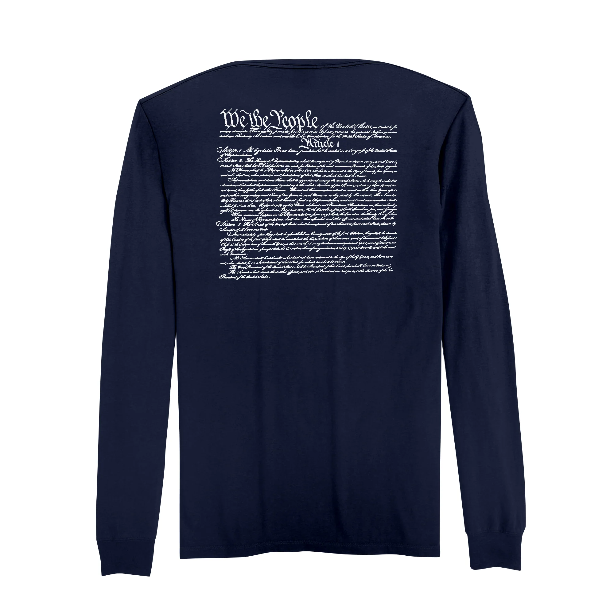 America250 Article 1 Men's Long Sleeve T-Shirt - Image 3