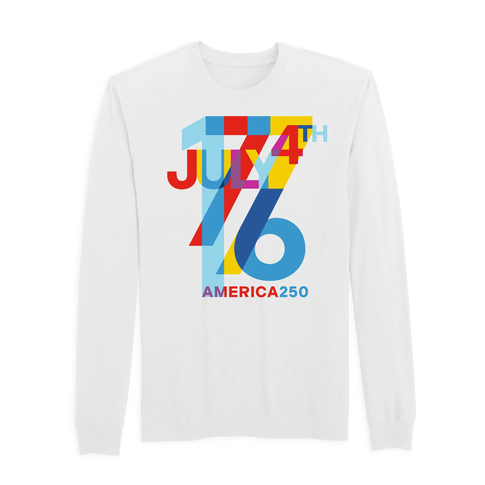 America250 Independence Day Men's Long Sleeve - Image 3