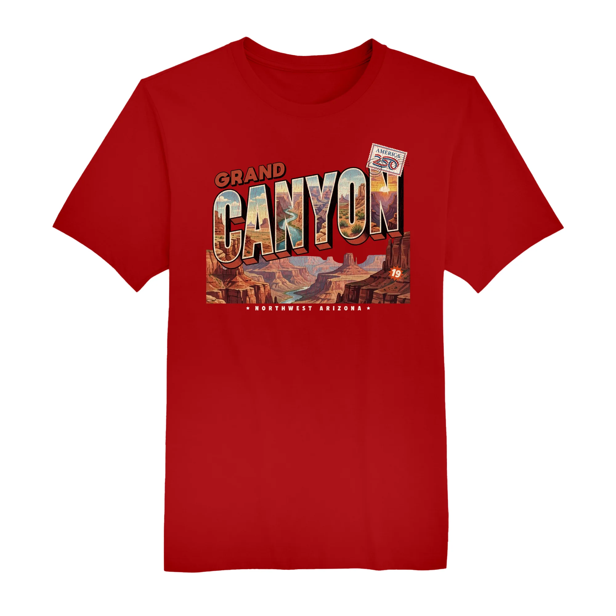 America250 Grand Canyon Men's T-Shirt - Image 7