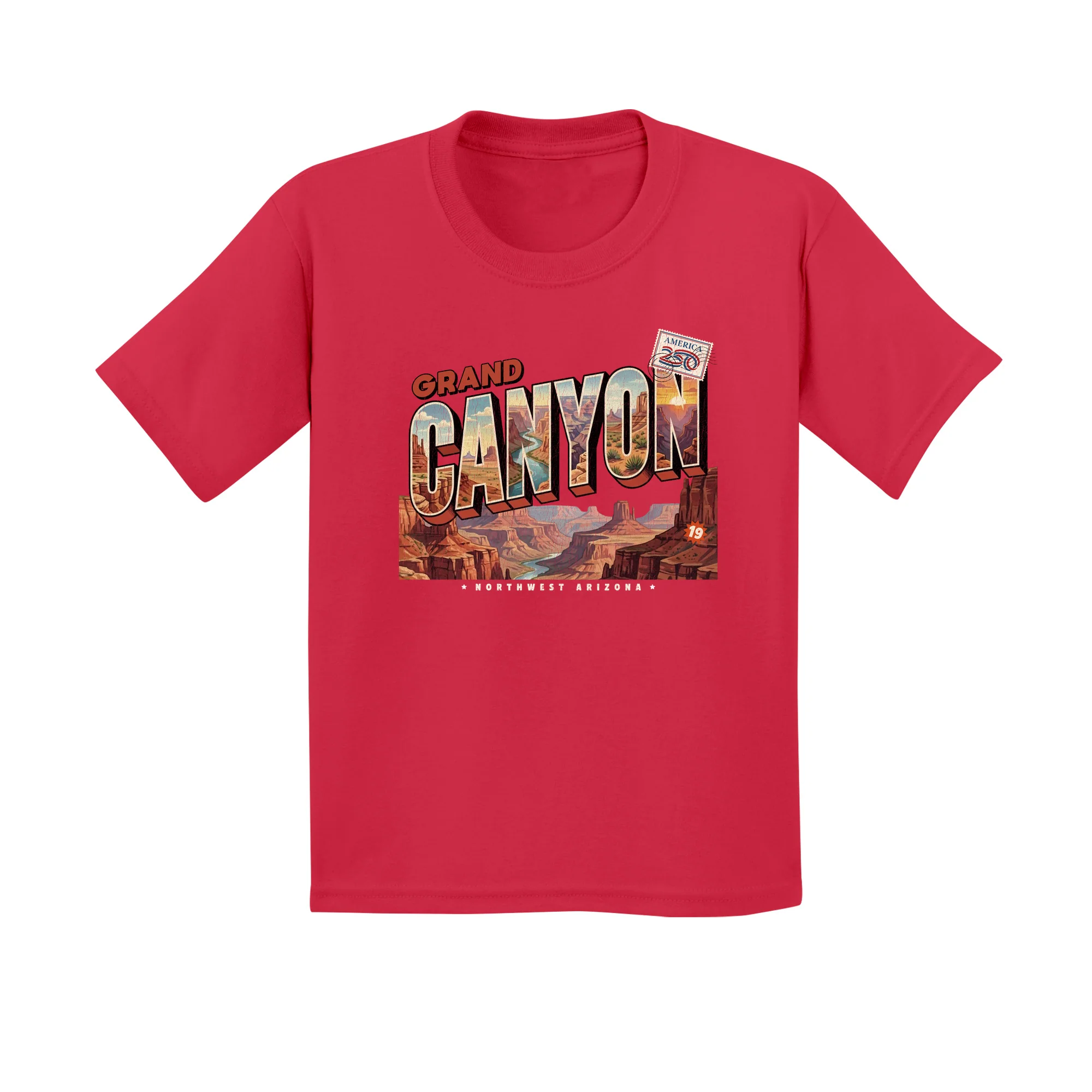America250 Grand Canyon Youth T-Shirt - Image 7