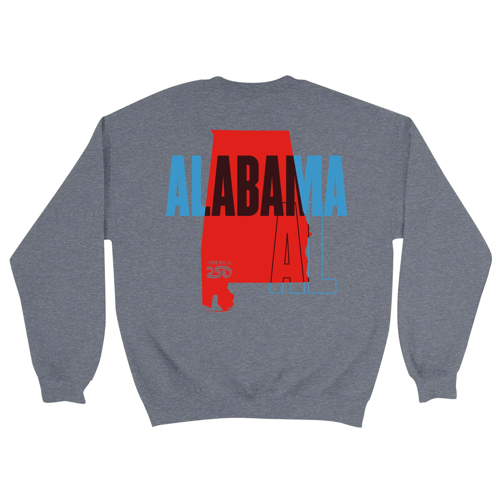 Official America250 Alabama Unisex Crewneck Sweatshirt - Image 3