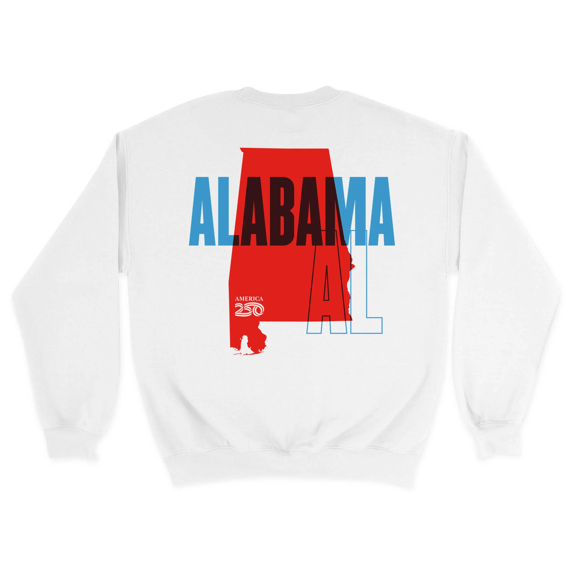 Official America250 Alabama Unisex Crewneck Sweatshirt - Image 7
