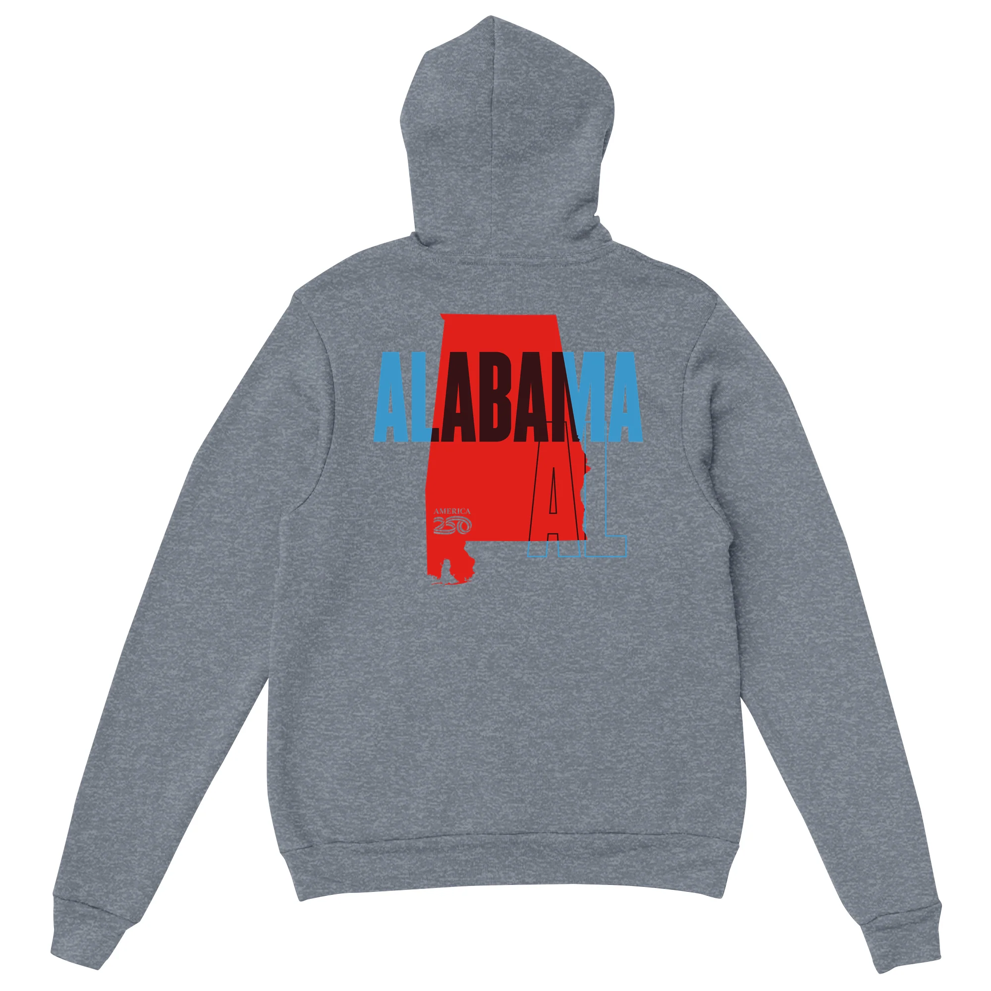 Official America250 Alabama Unisex Hoodie - Image 3