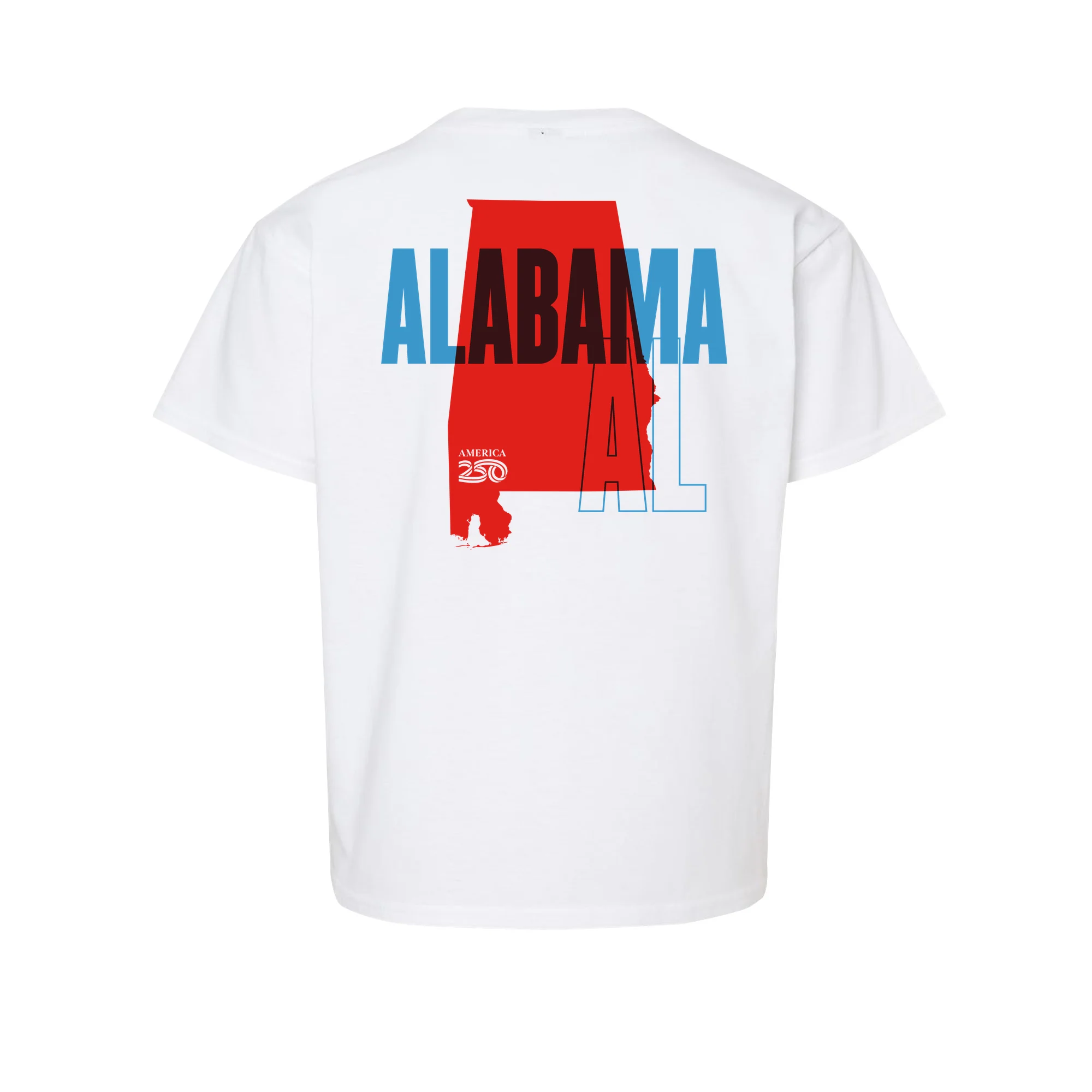 Official America250 Alabama Youth T-Shirt - Image 3