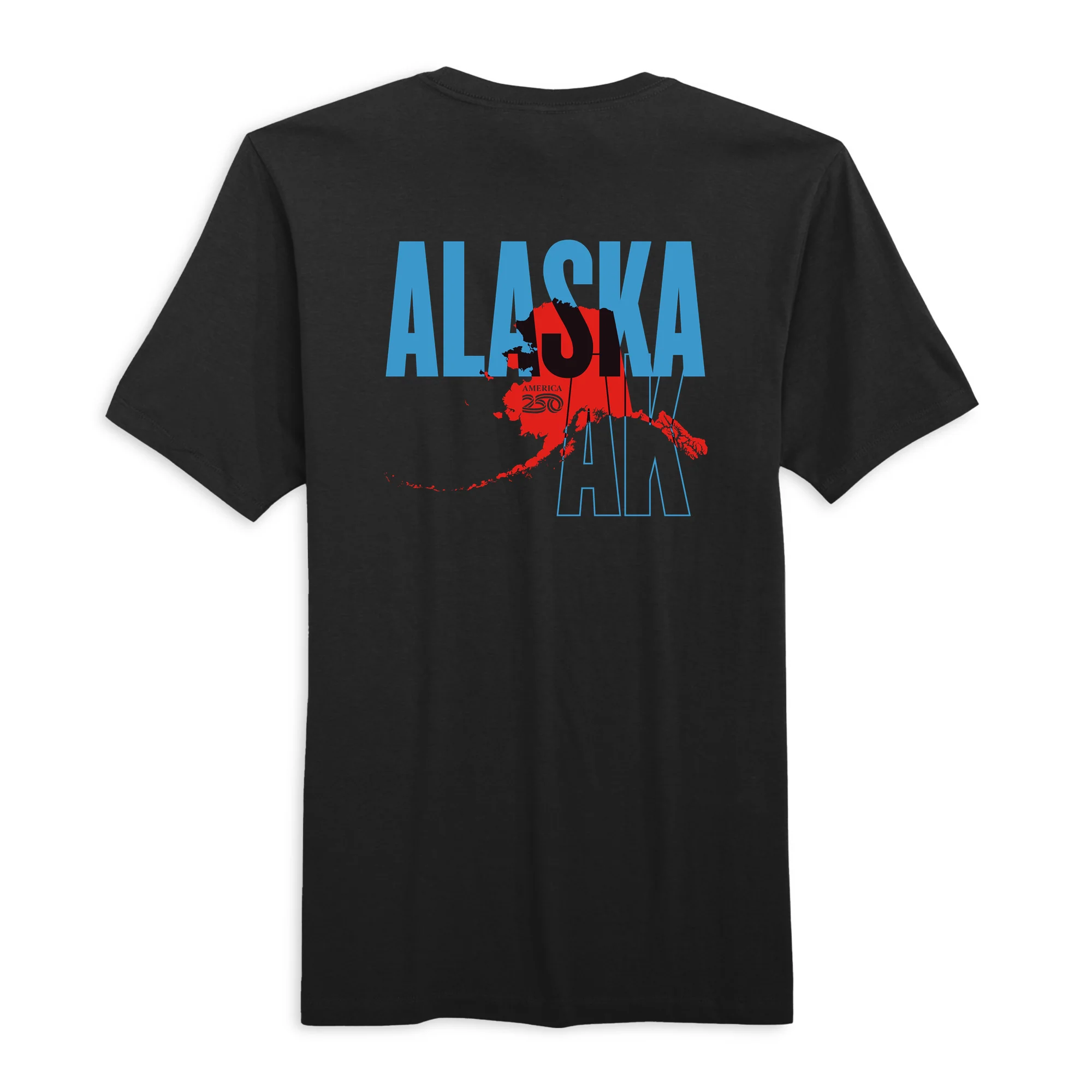 Official America250 Alaska Men's T-Shirt - Image 3