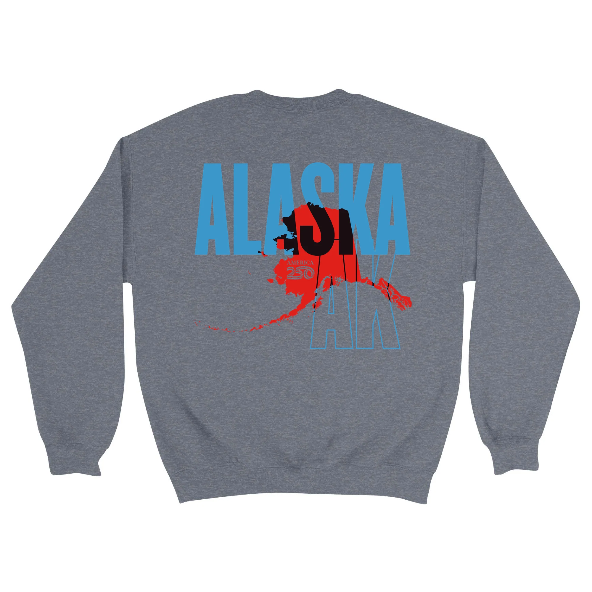 Official America250 Alaska Unisex Crewneck Sweatshirt - Image 3