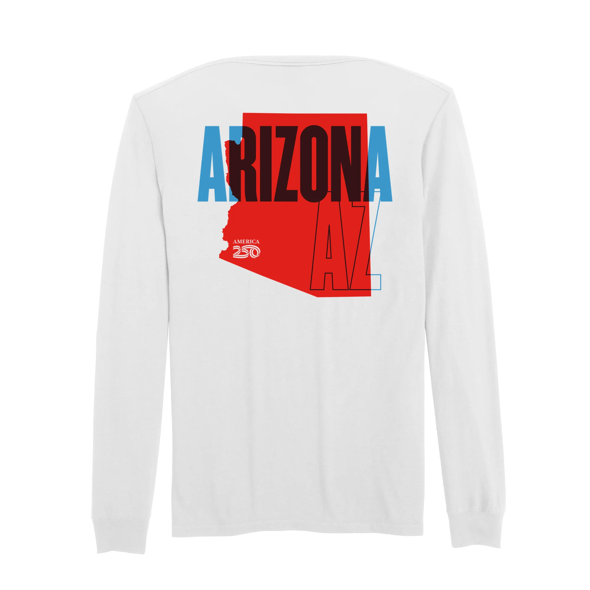 Official America250 Arizona Men's Long Sleeve T-Shirt - Image 7