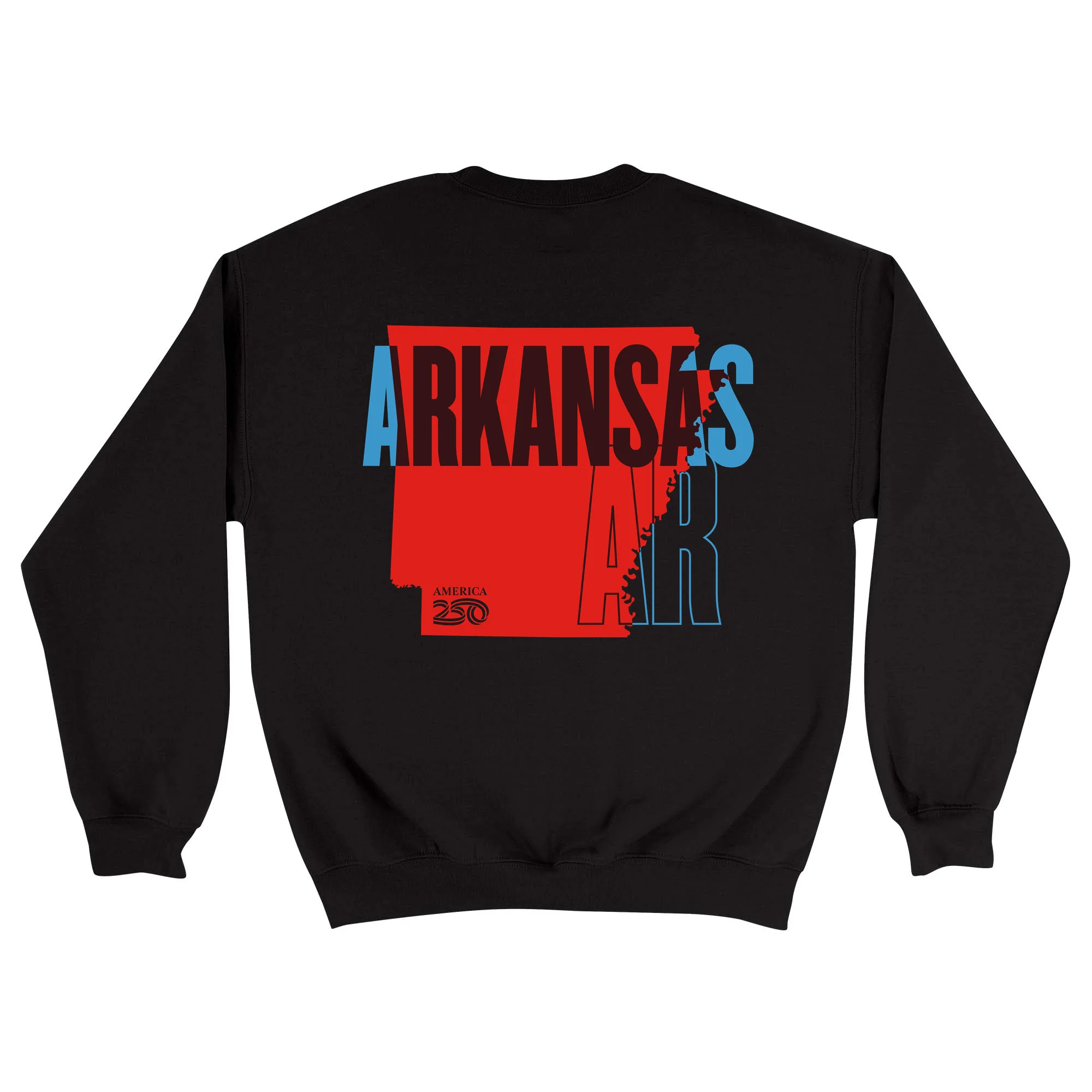 Official America250 Arkansas Unisex Crewneck Sweatshirt - Image 5