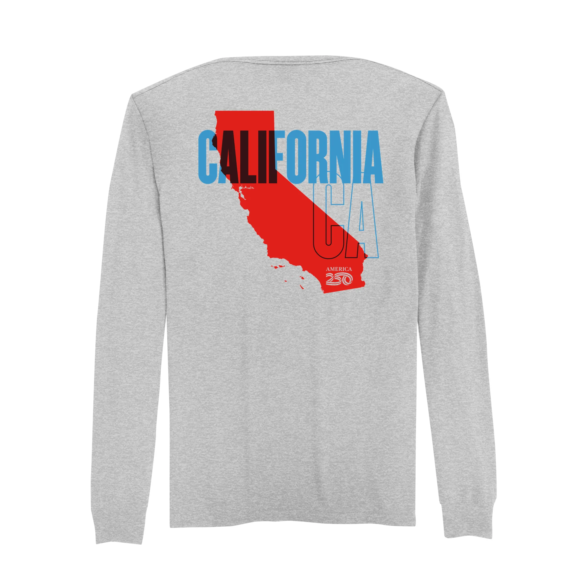 Official America250 California Men's Long Sleeve T-Shirt - Image 3