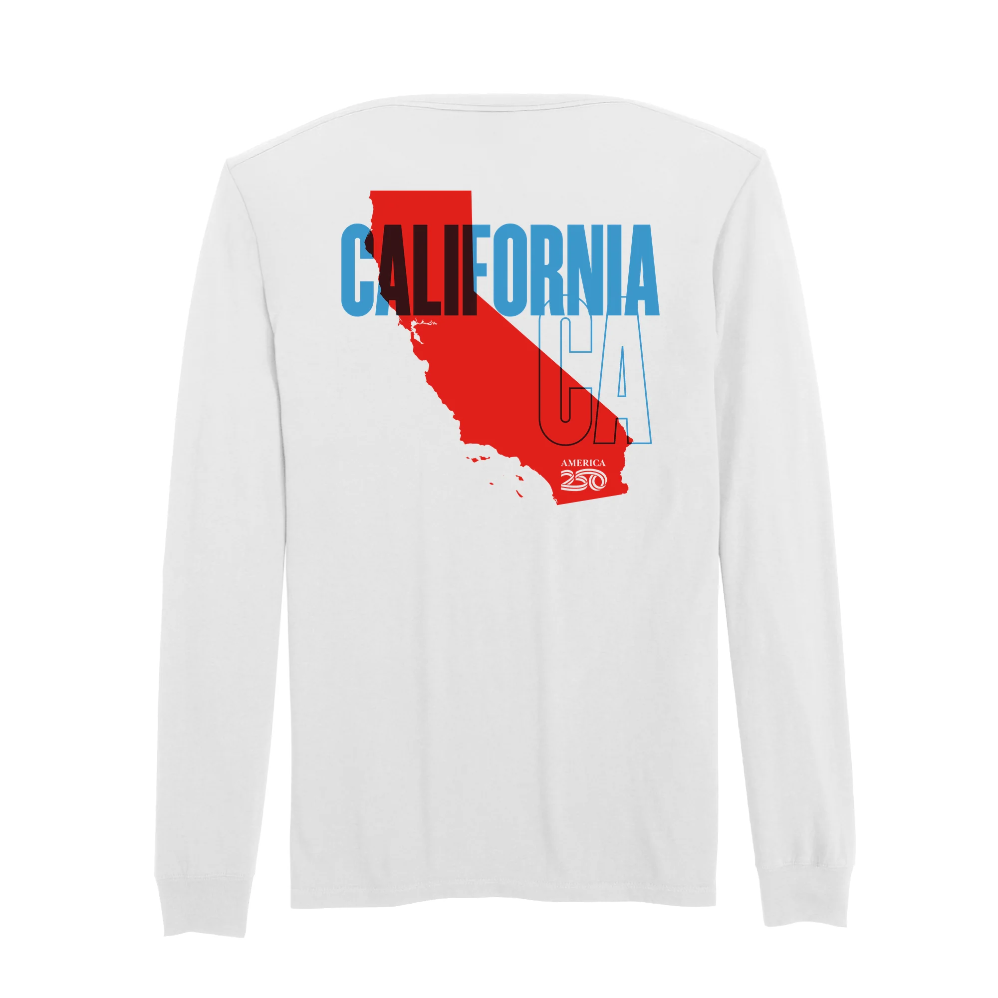 Official America250 California Men's Long Sleeve T-Shirt - Image 7