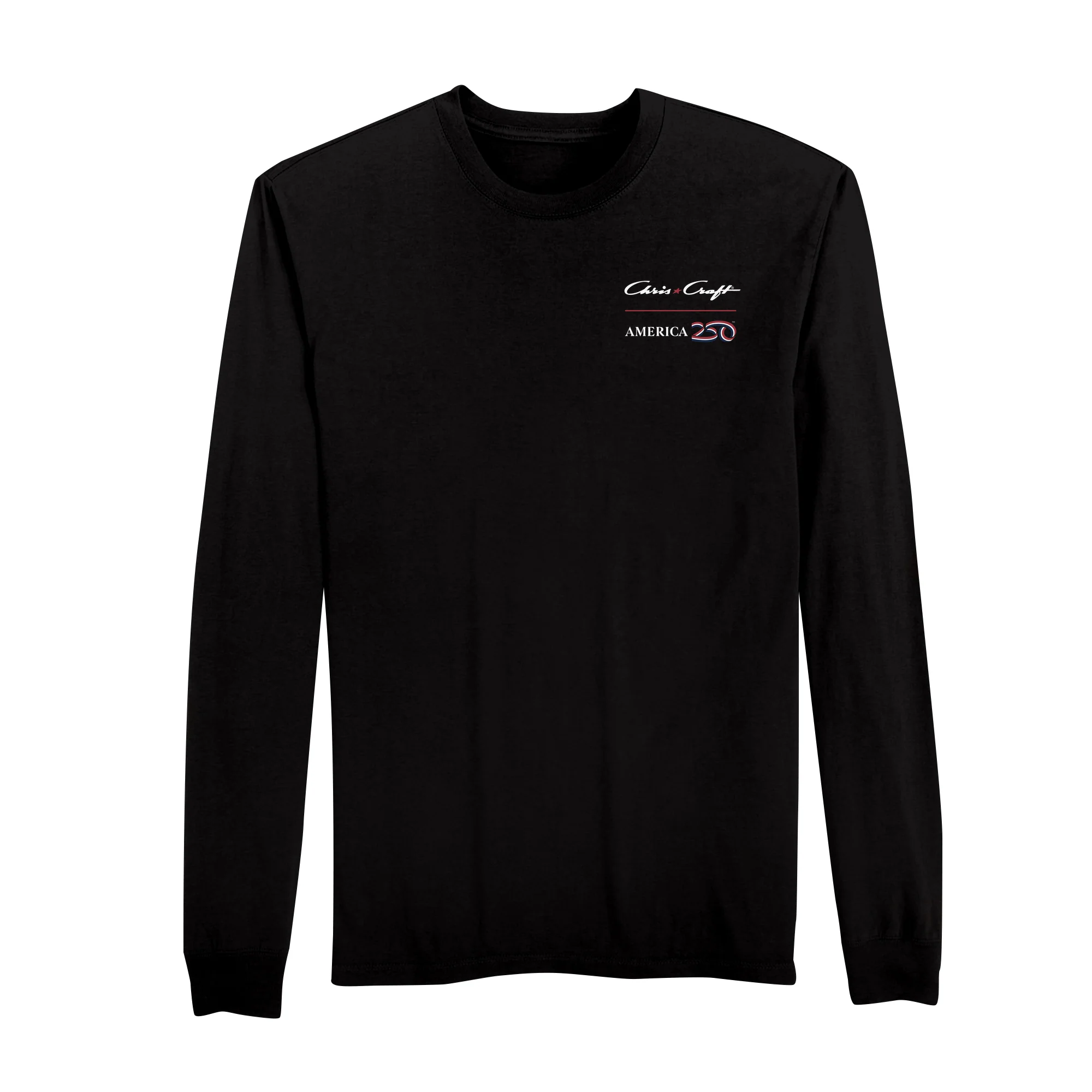 Official America250 + Chris-Craft Men's Long Sleeve T-Shirt - Image 4