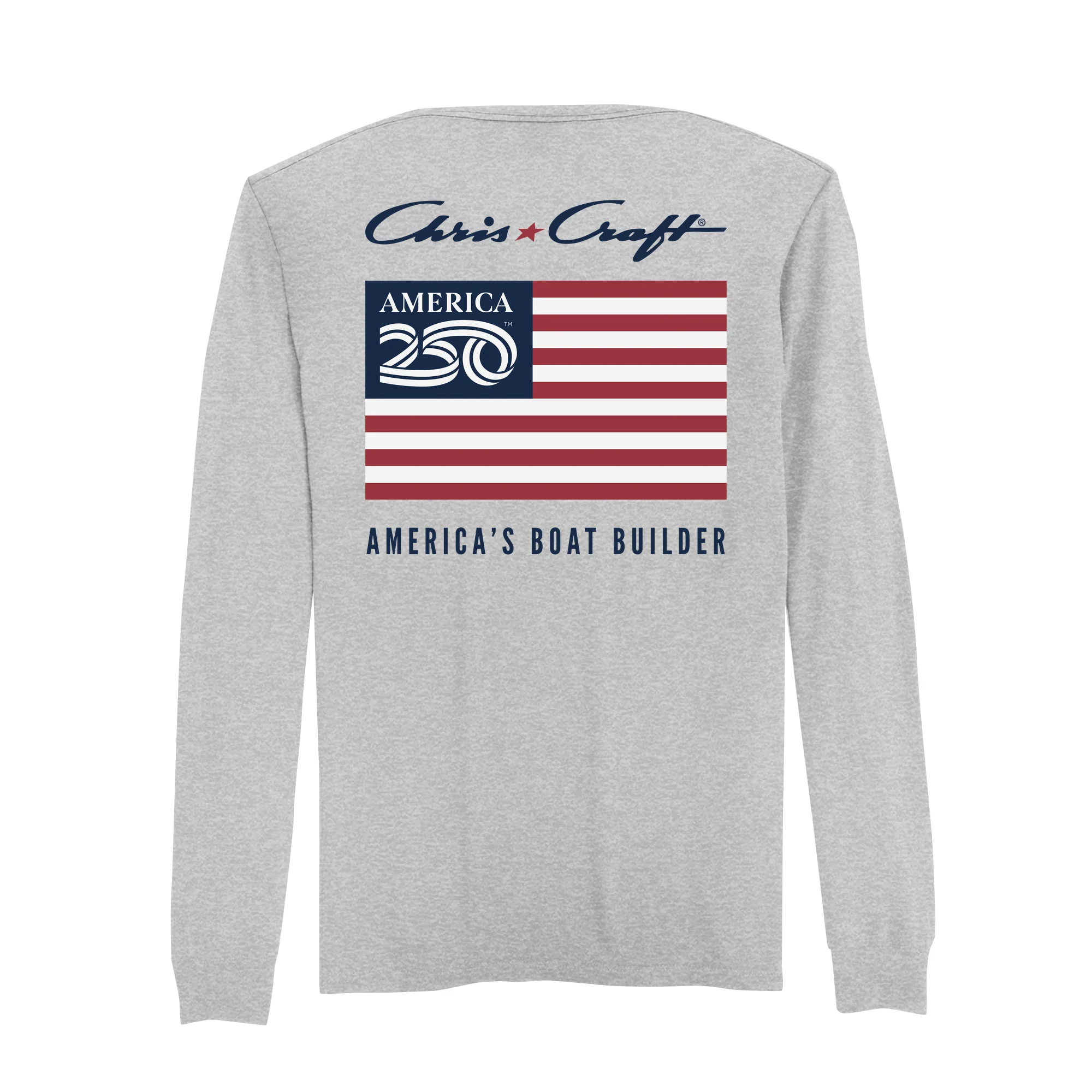 Official America250 + Chris-Craft Men's Long Sleeve T-Shirt - Image 7
