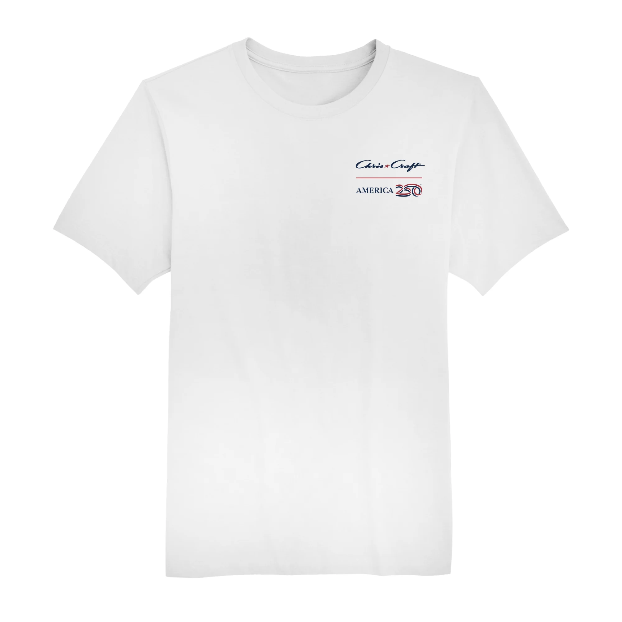 Official America250 + Chris-Craft Men's T-Shirt - Image 2