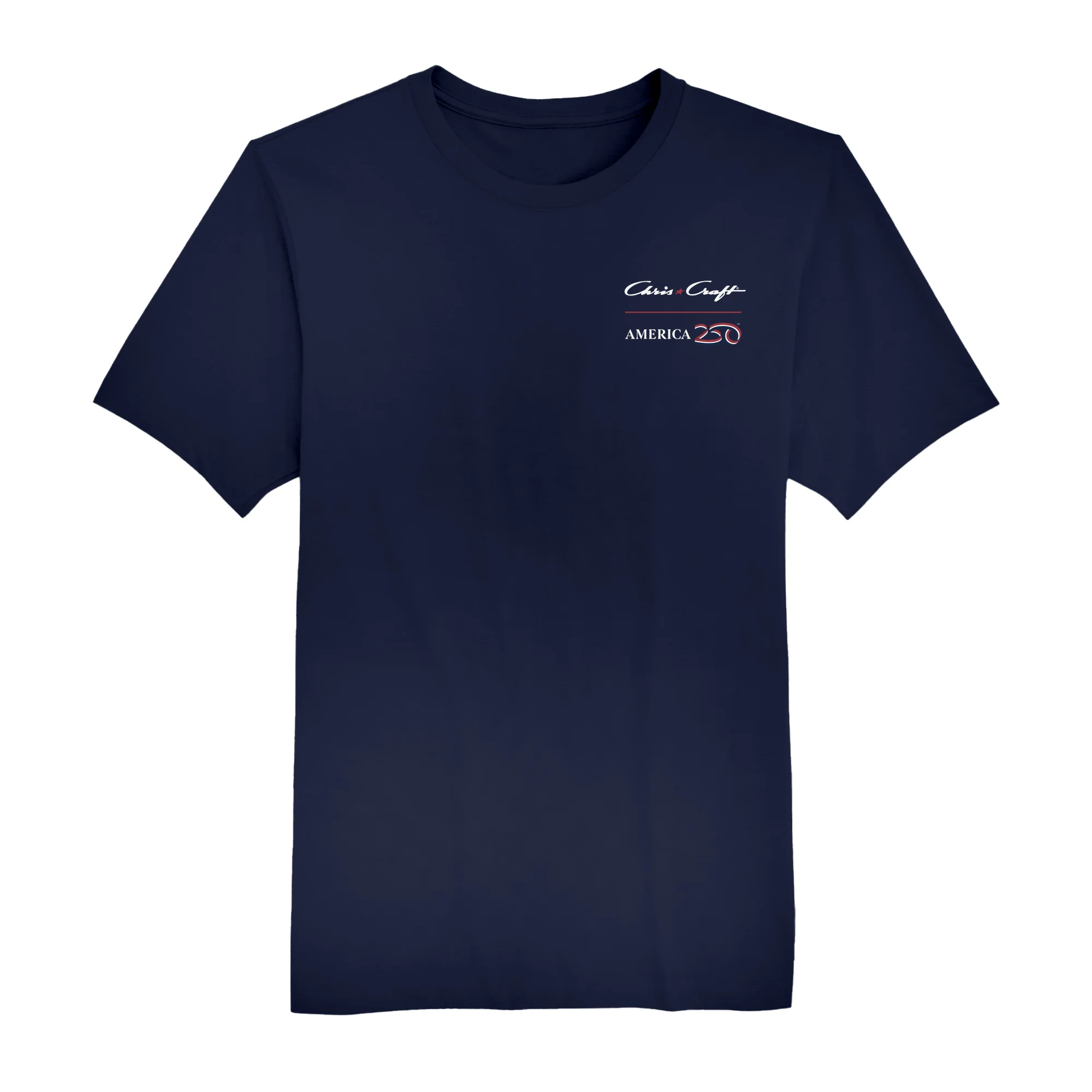 Official America250 + Chris-Craft Men's T-Shirt - Image 6