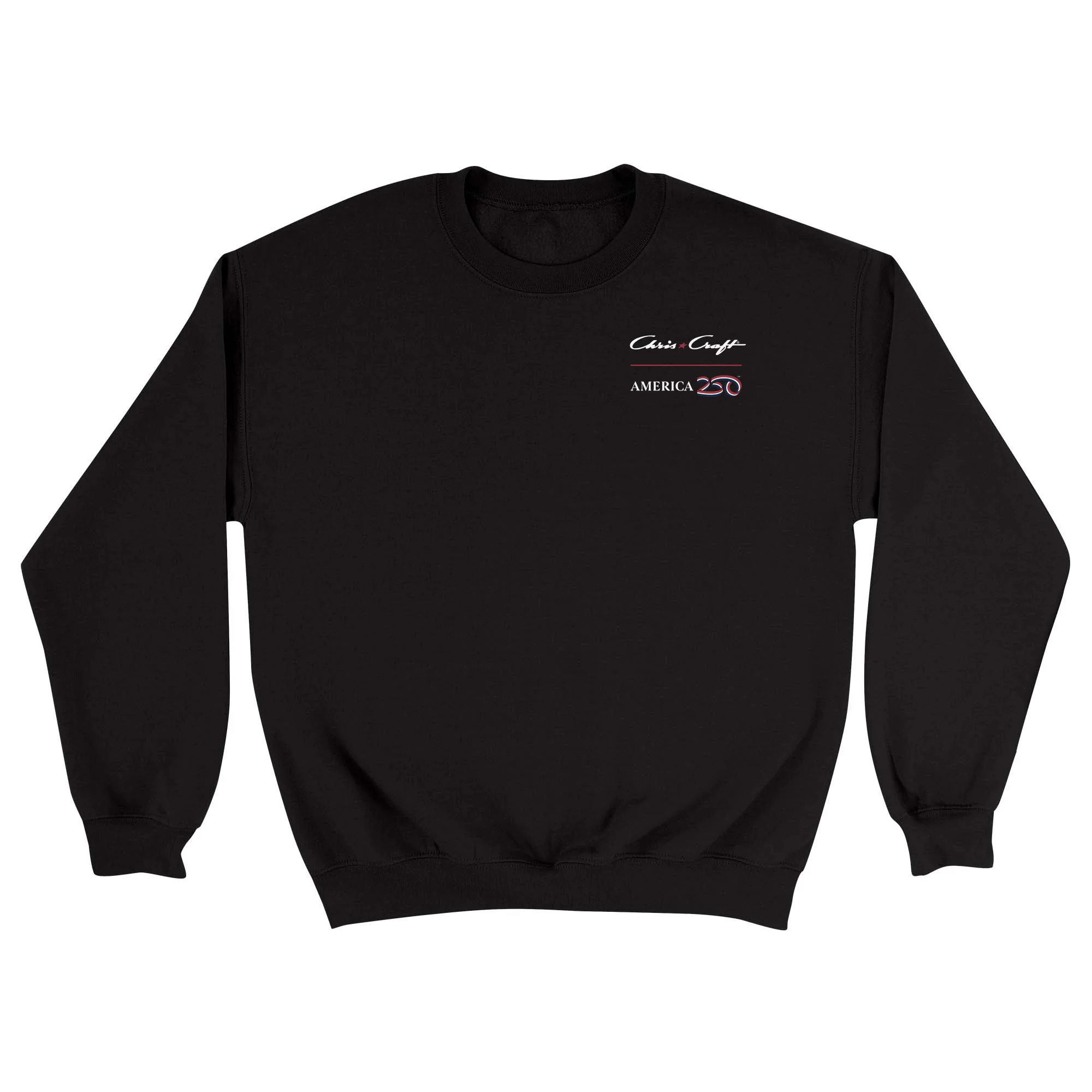 Official America250 + Chris-Craft Unisex Crewneck Sweatshirt - Image 4