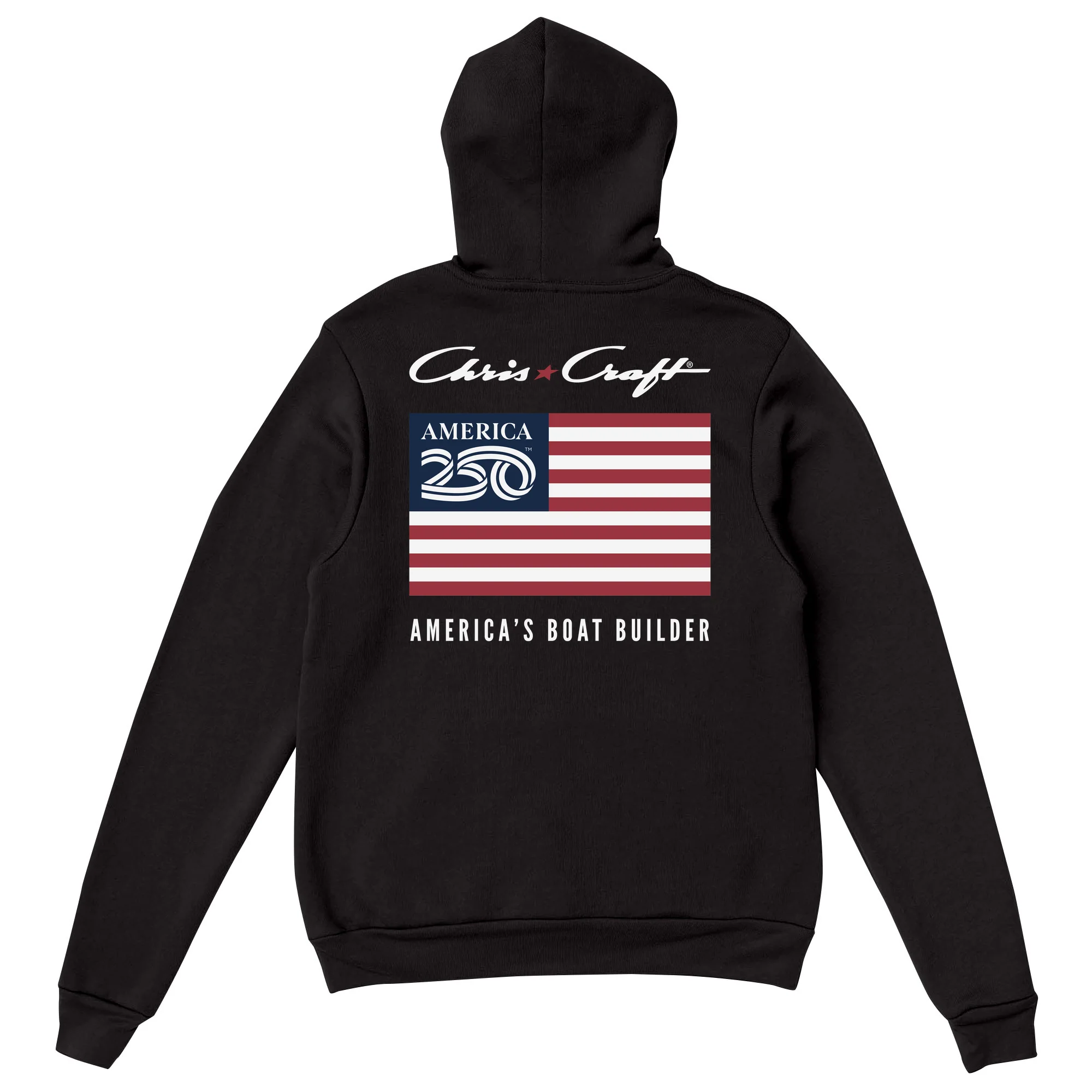 Official America250 + Chris-Craft Unisex Hoodie - Image 3